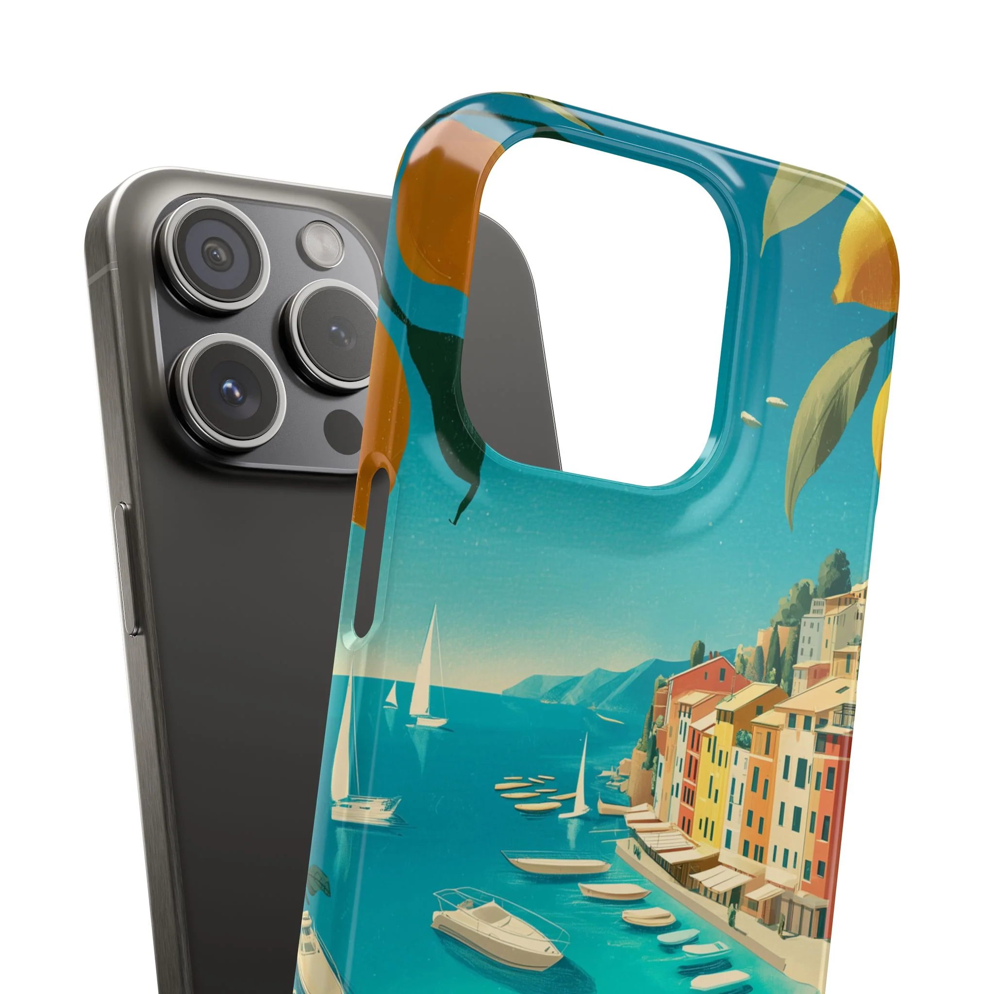 Amalfi Lemon - Slim Phone Case - Image 102
