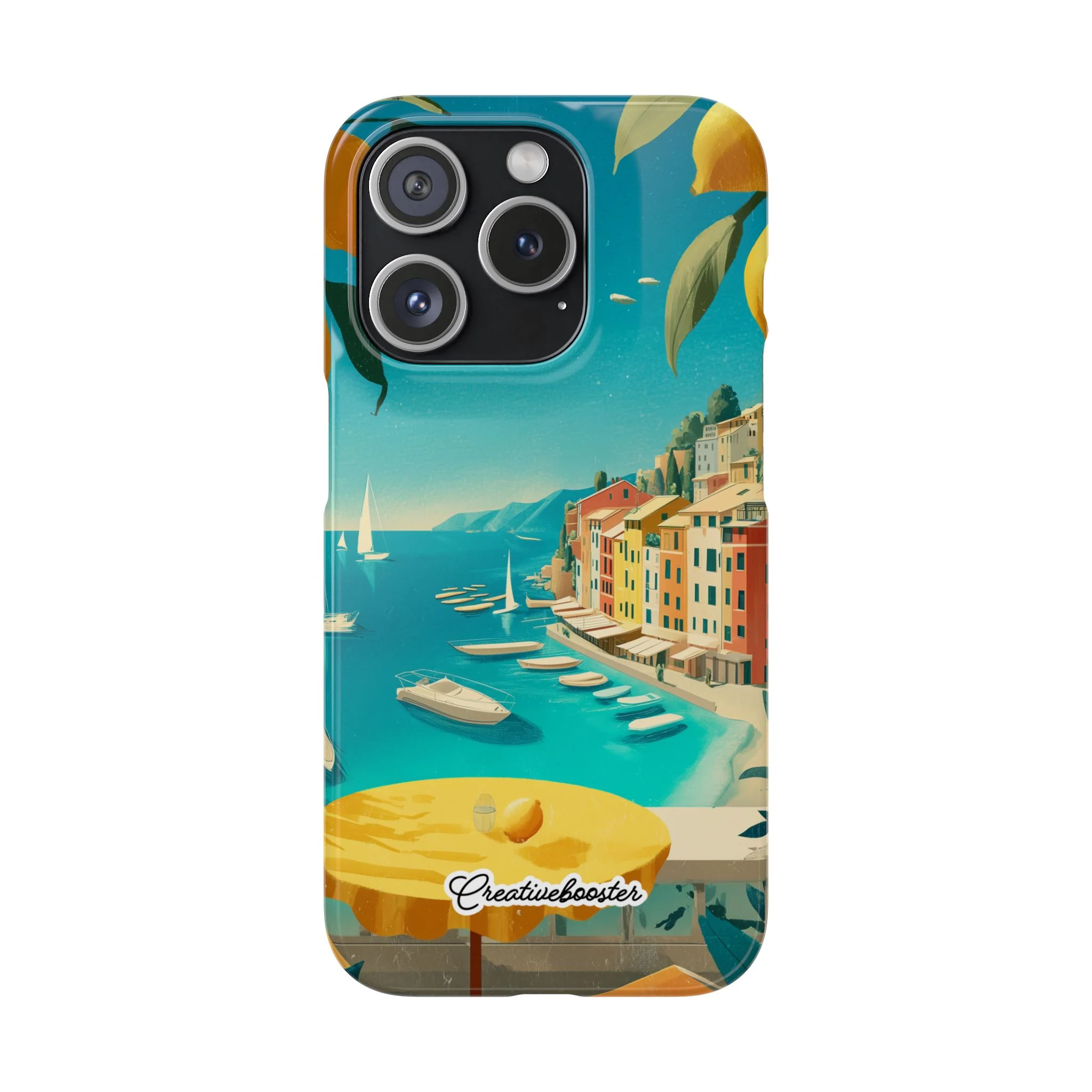 Amalfi Lemon - Slim Phone Case - Image 44