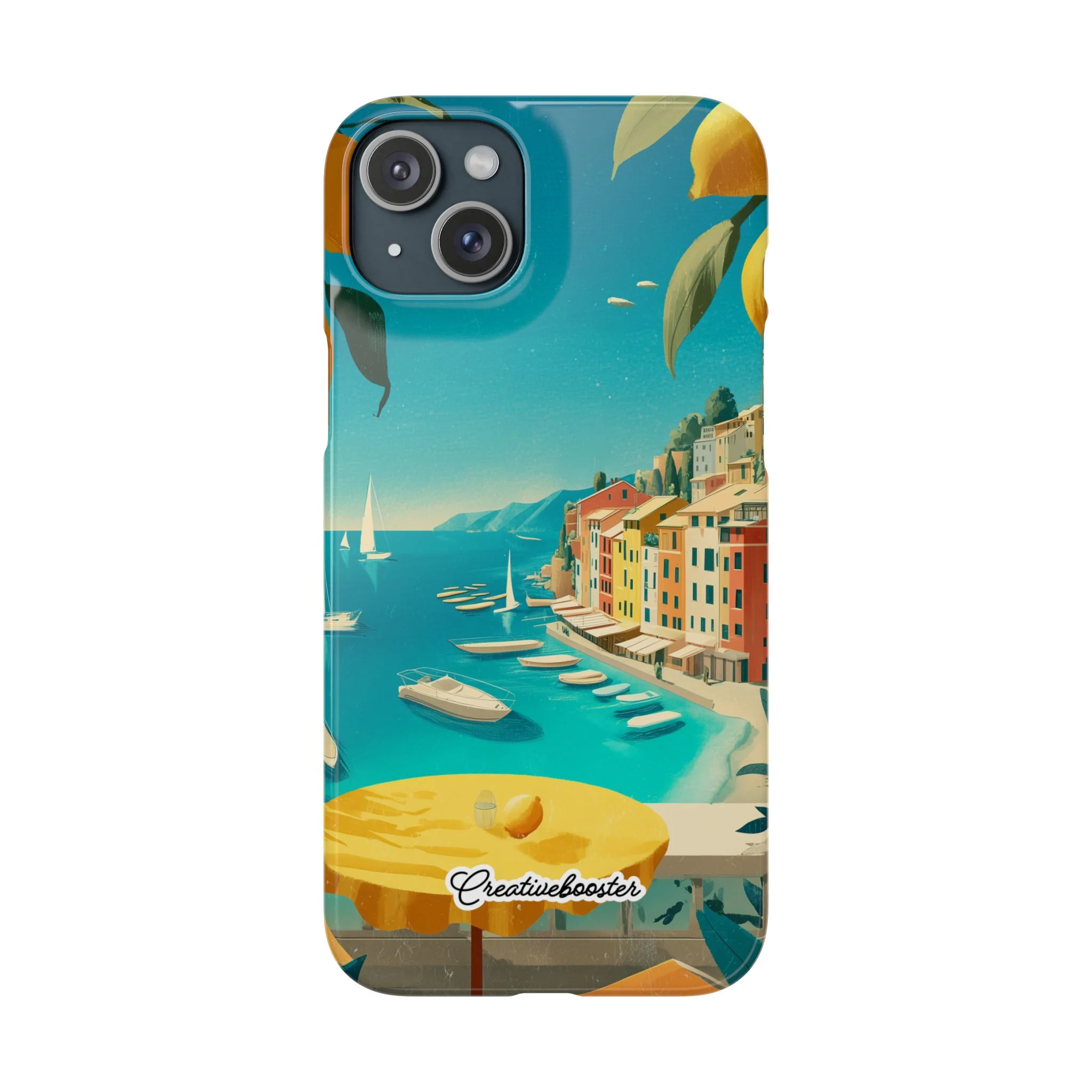 Amalfi Lemon - Slim Phone Case - Image 45