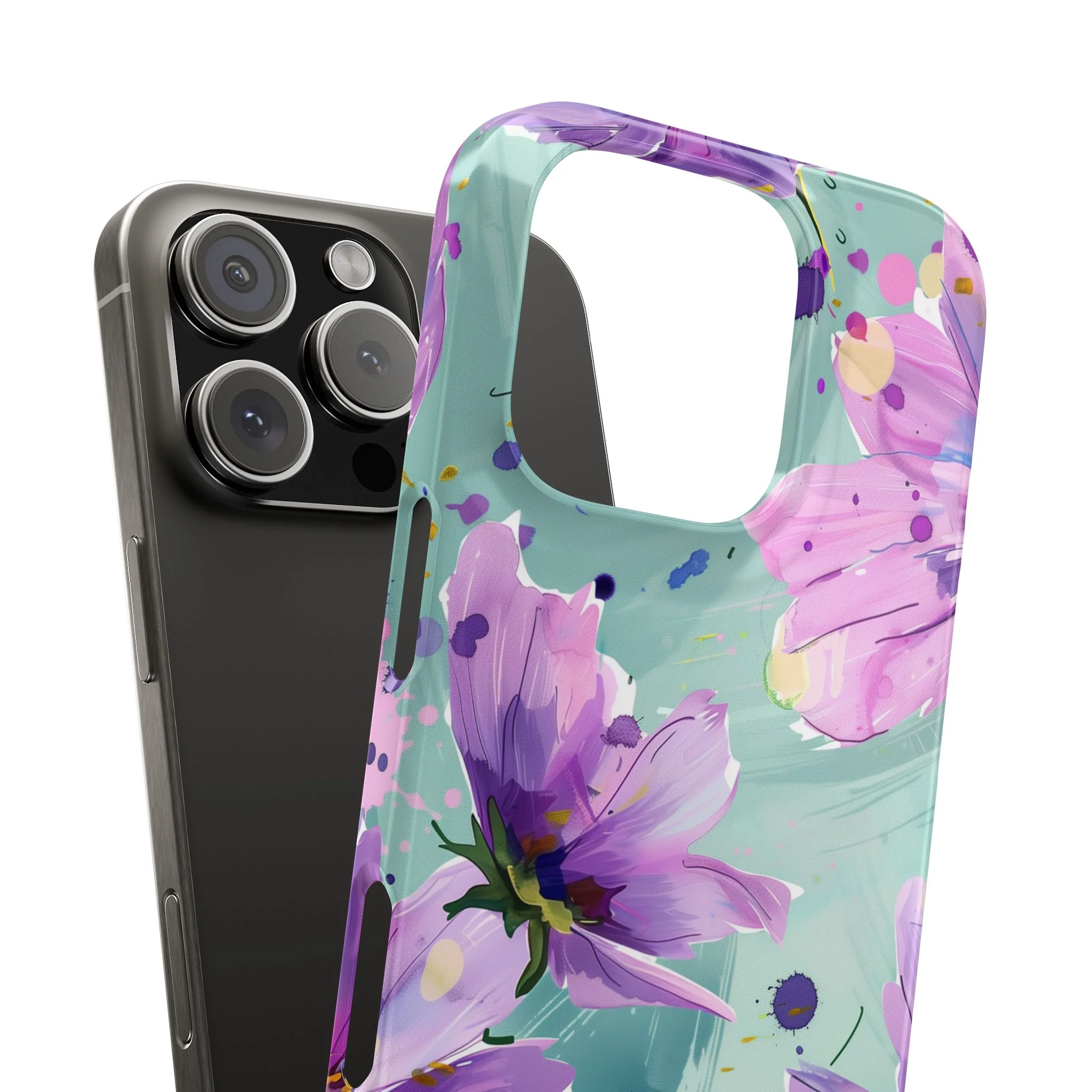Blush Garden - Slim Phone Case - Image 54