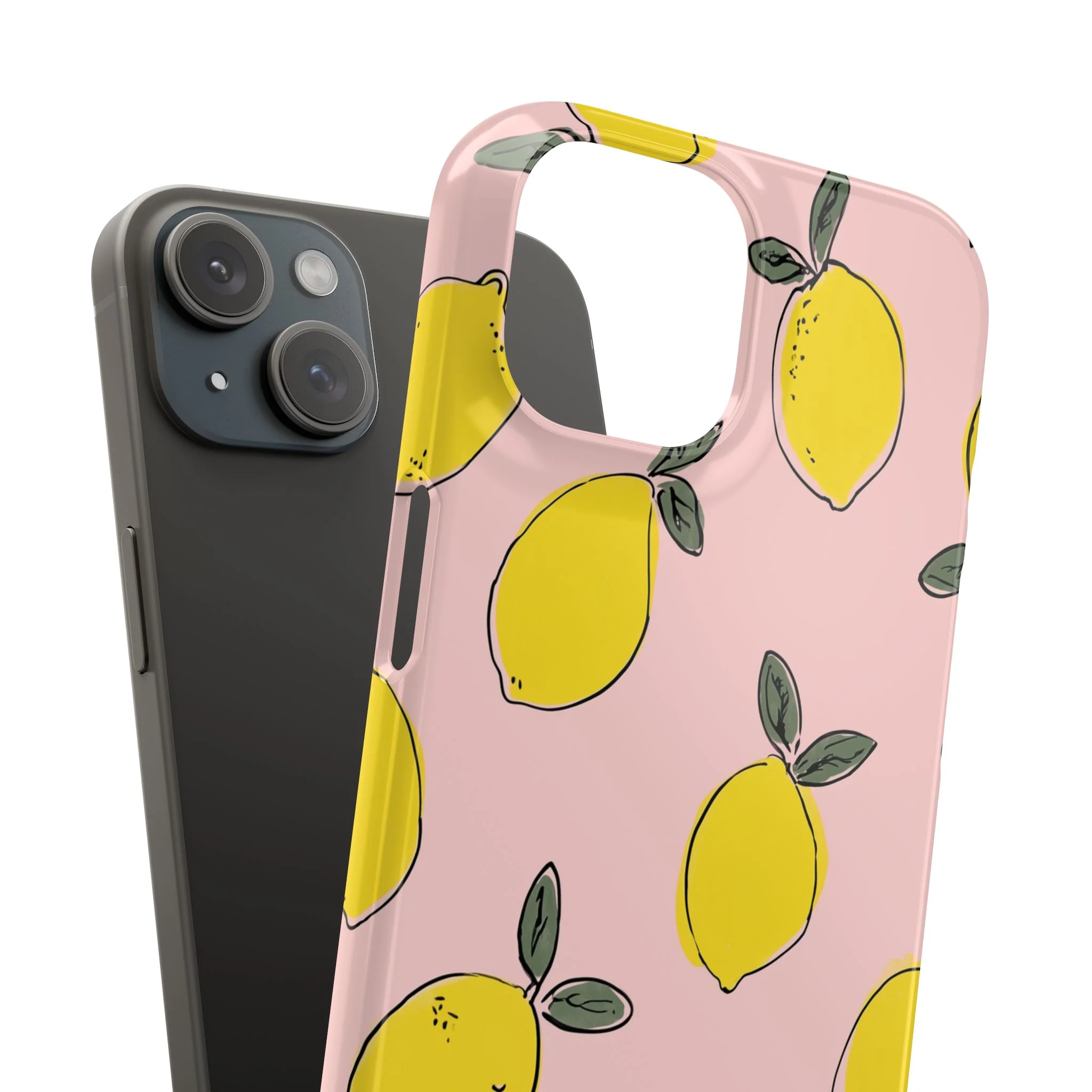 Blush Sketch - Slim Phone Case - Image 100