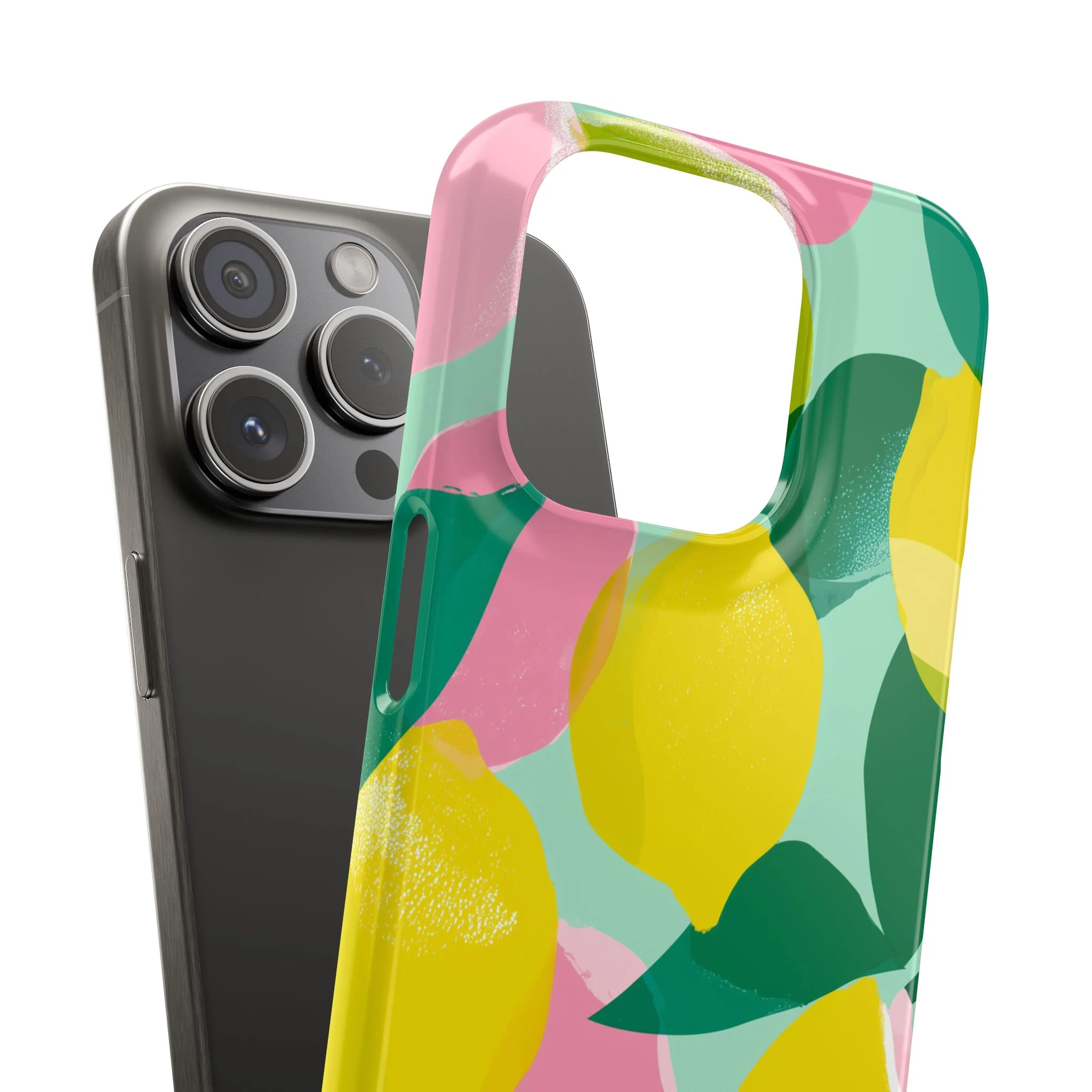 Citrus Bloom - Slim Phone Case - Image 102