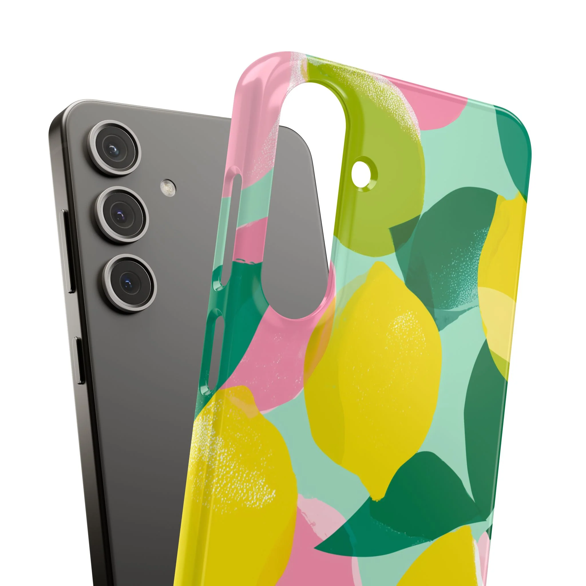 Citrus Bloom - Slim Phone Case - Image 108