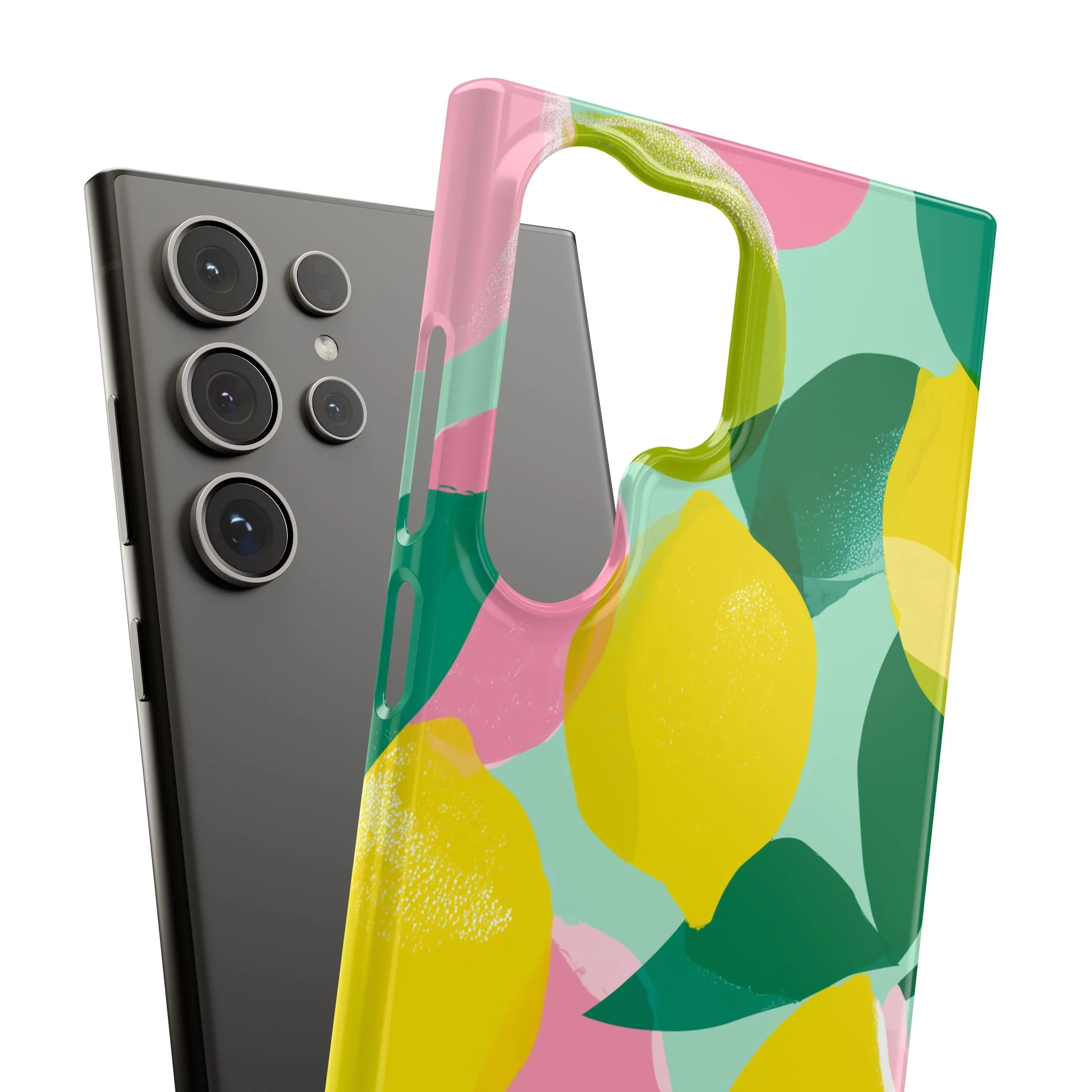 Citrus Bloom - Slim Phone Case - Image 112