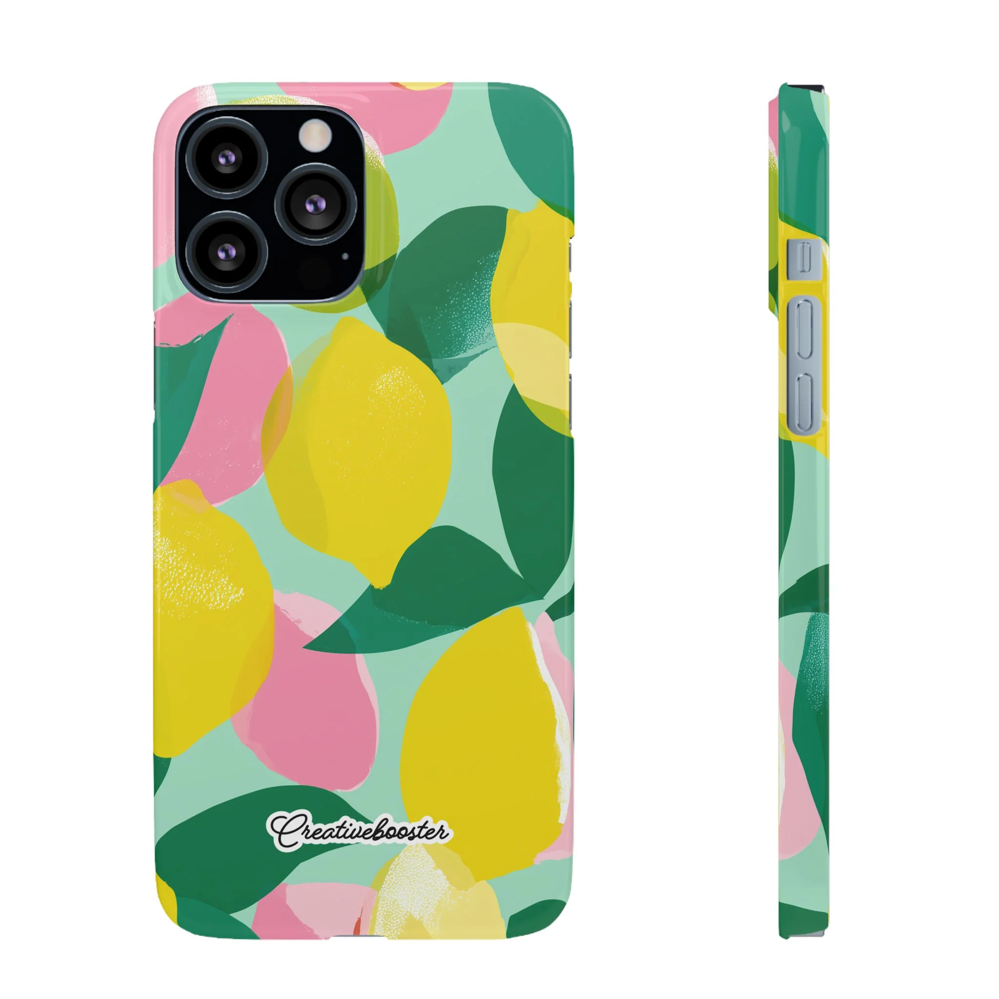 Citrus Bloom - Slim Phone Case - Image 26