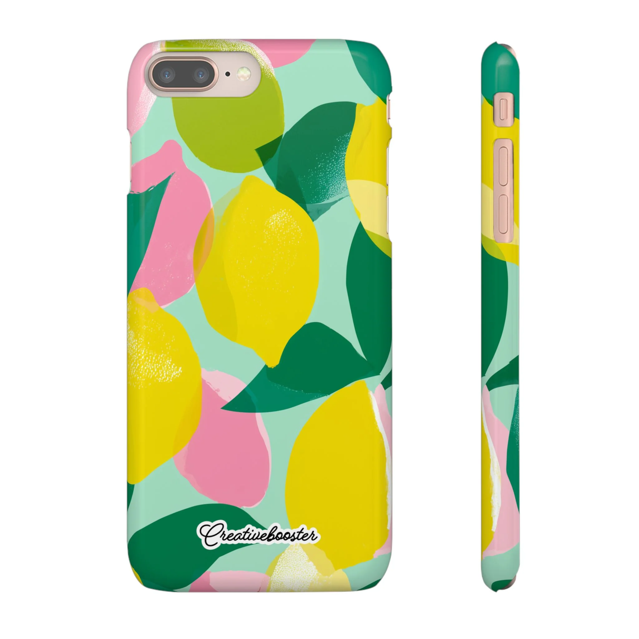 Citrus Bloom - Slim Phone Case - Image 3