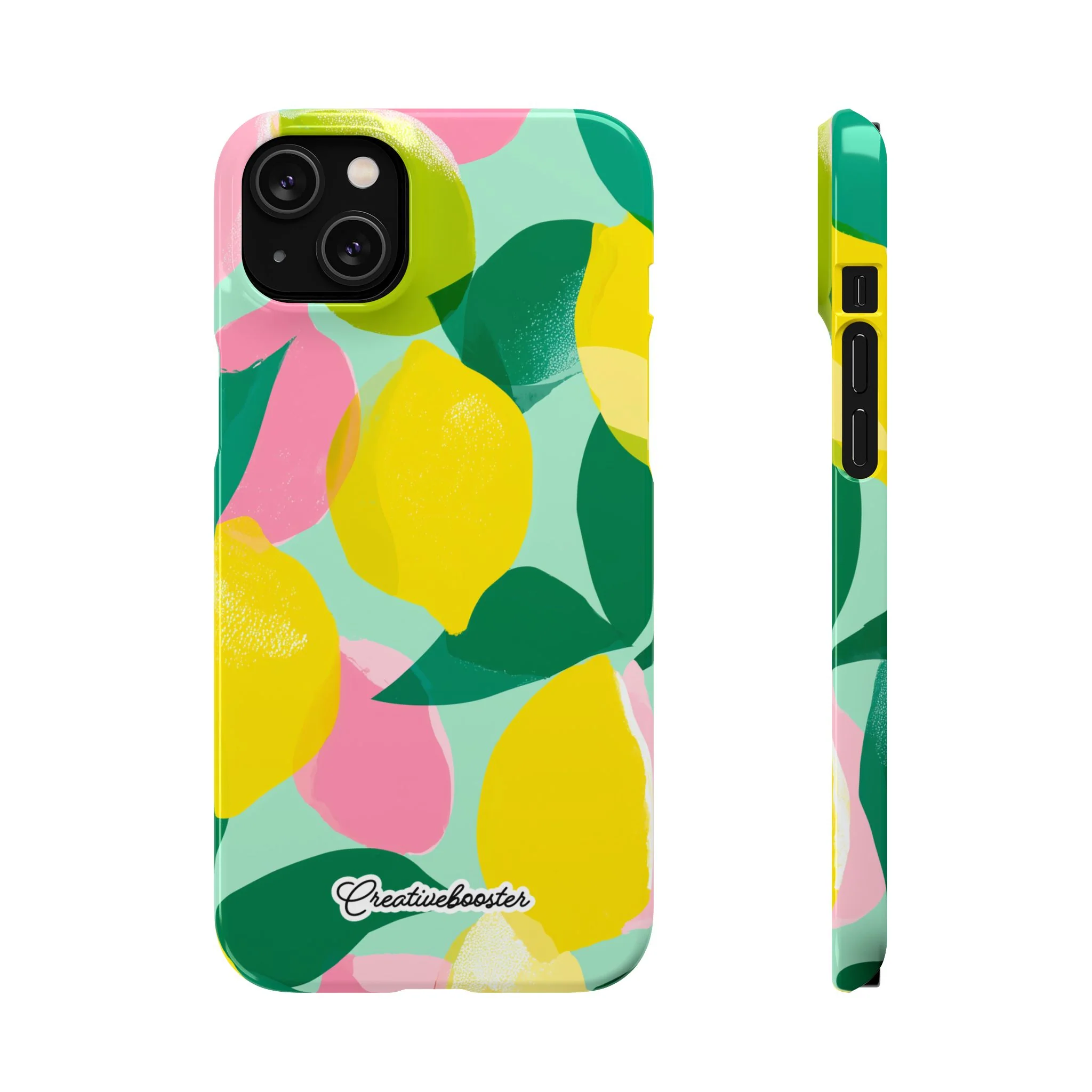Citrus Bloom - Slim Phone Case - Image 38
