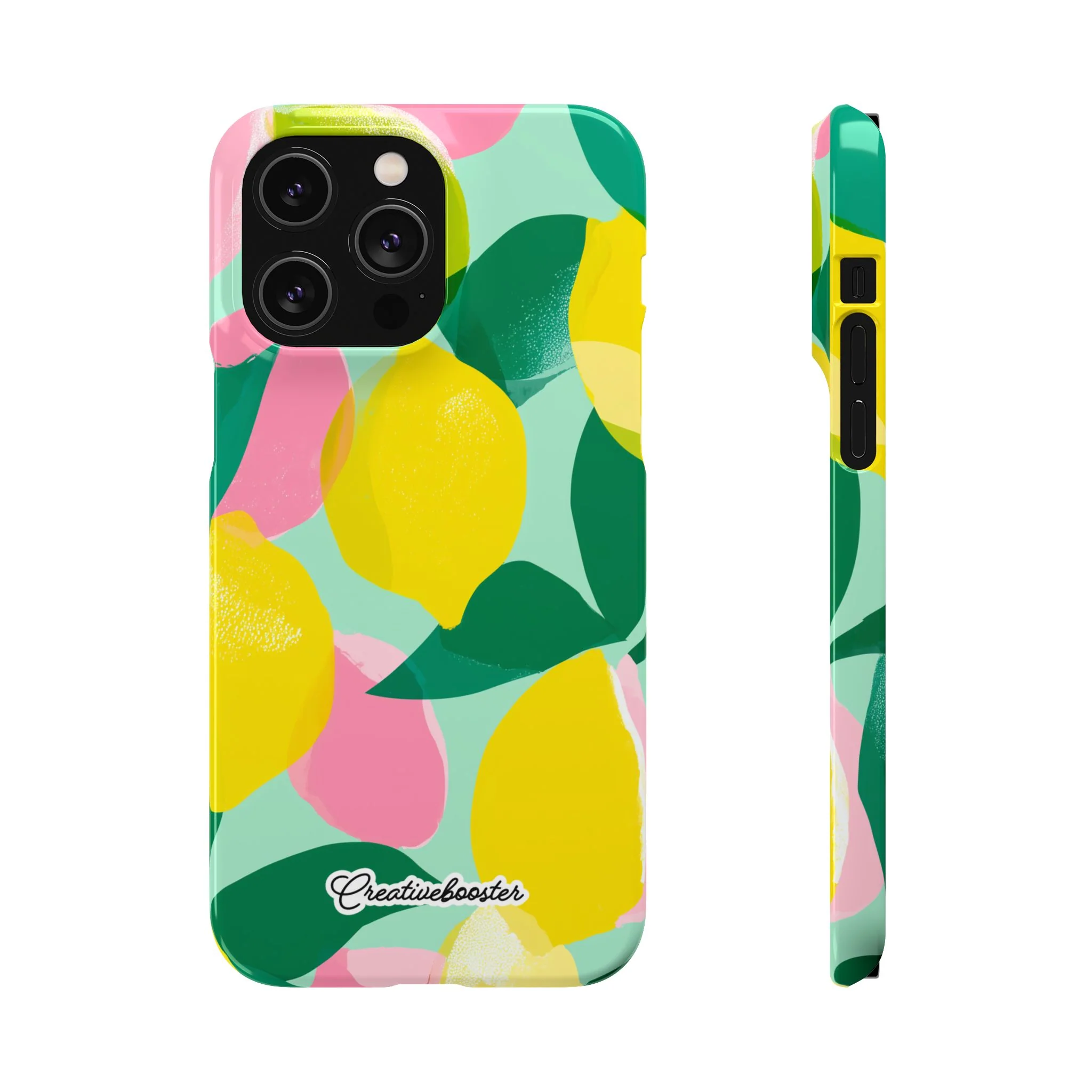 Citrus Bloom - Slim Phone Case - Image 39