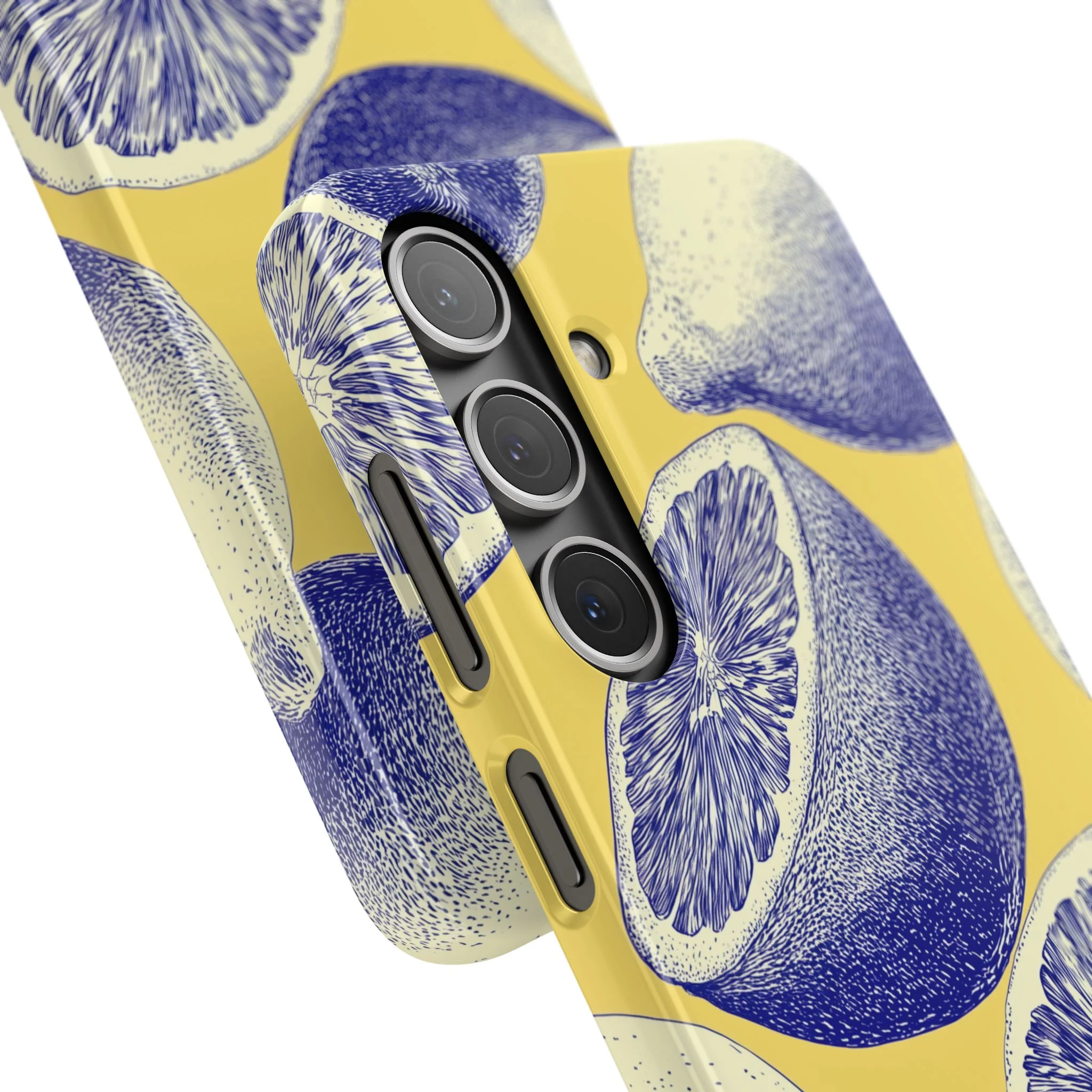 Indigo Citrus - Slim Phone Case - Image 106