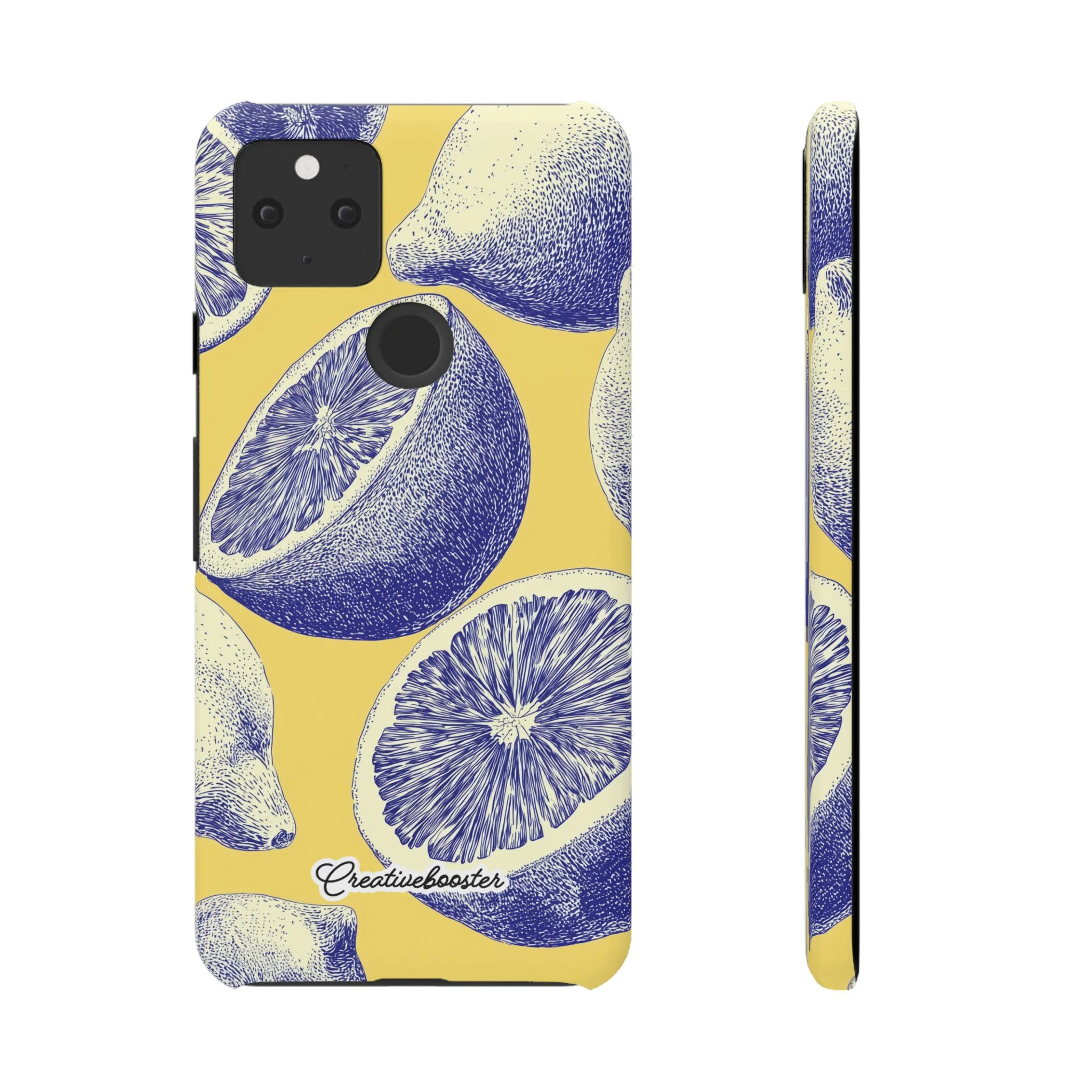 Indigo Citrus - Slim Phone Case - Image 27