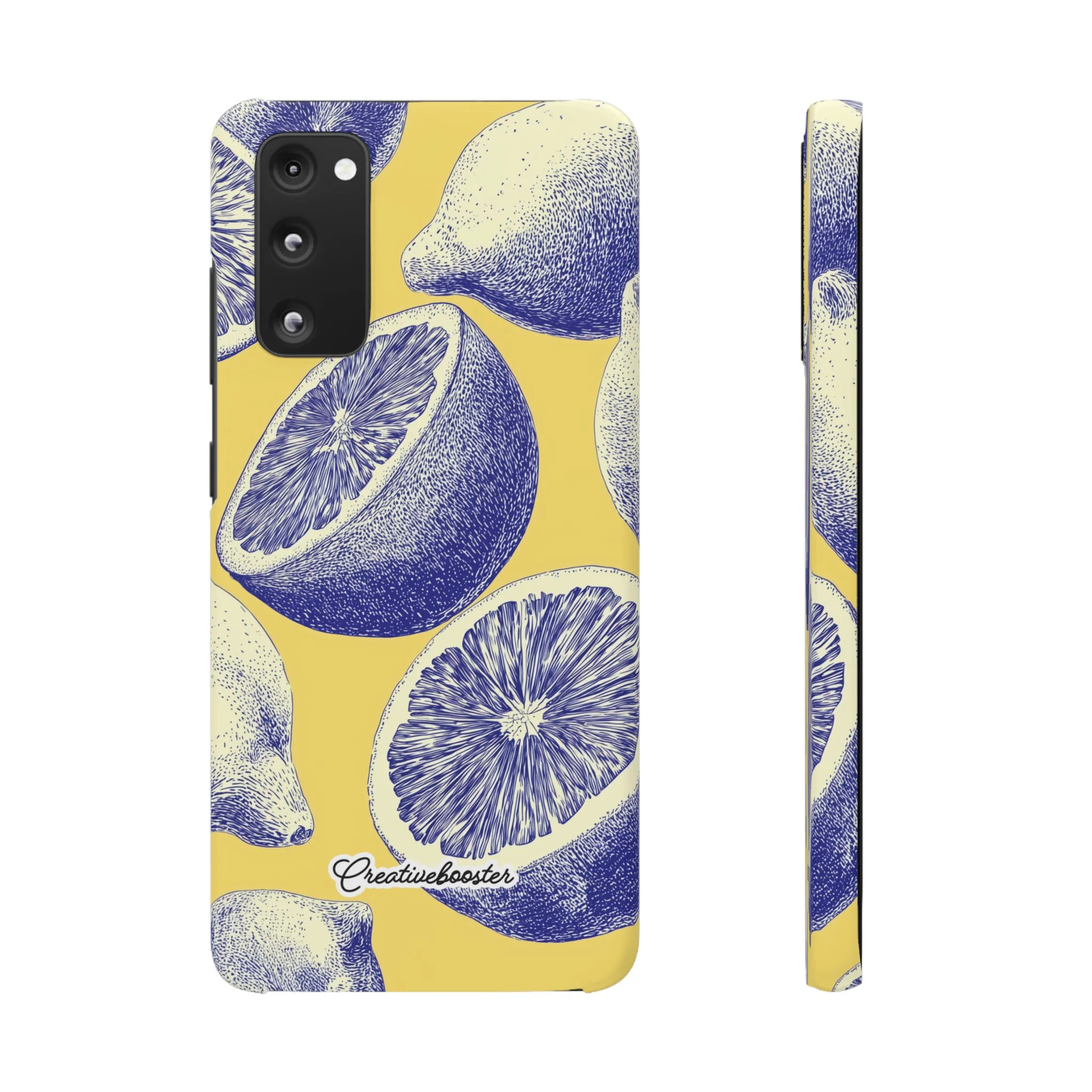Indigo Citrus - Slim Phone Case - Image 28