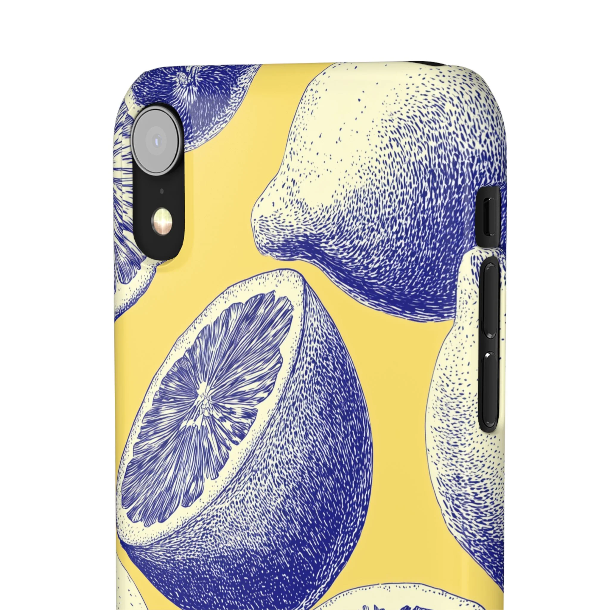 Indigo Citrus - Slim Phone Case - Image 59