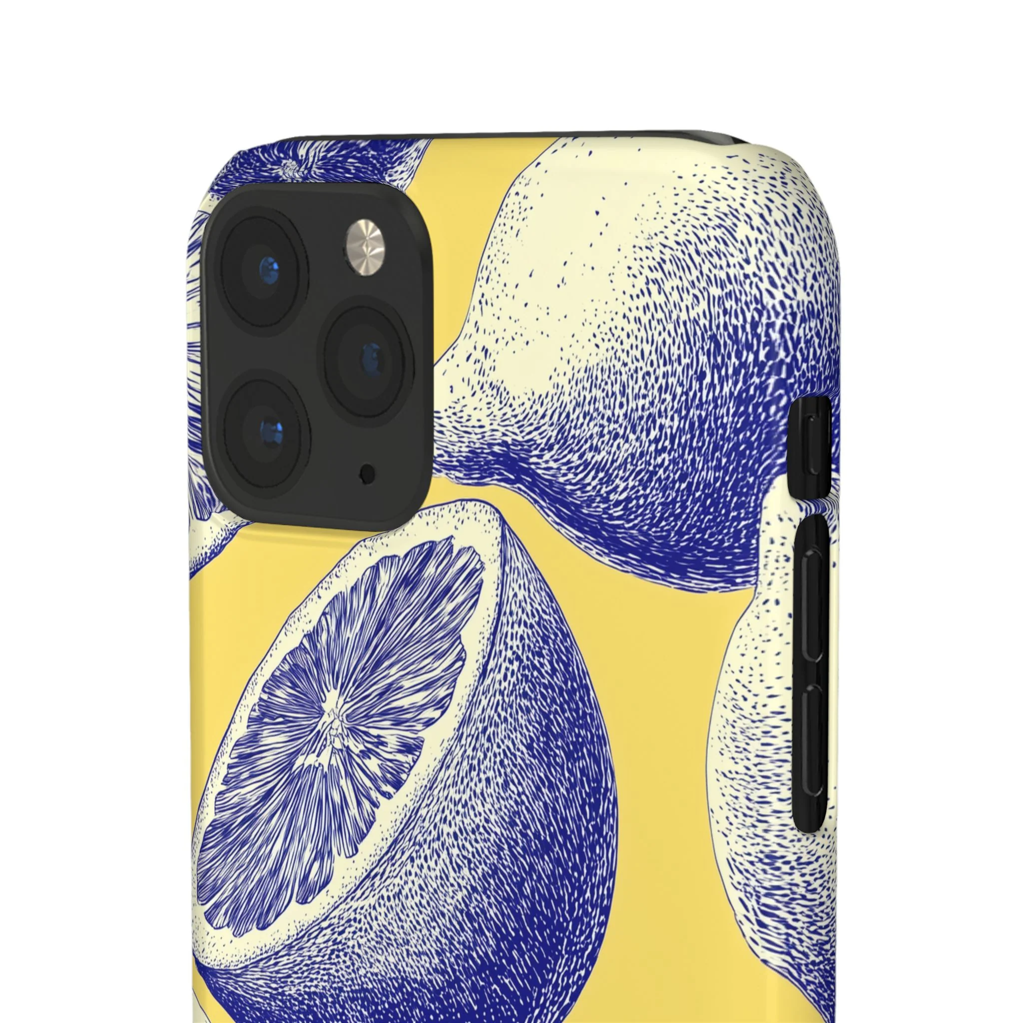 Indigo Citrus - Slim Phone Case - Image 66