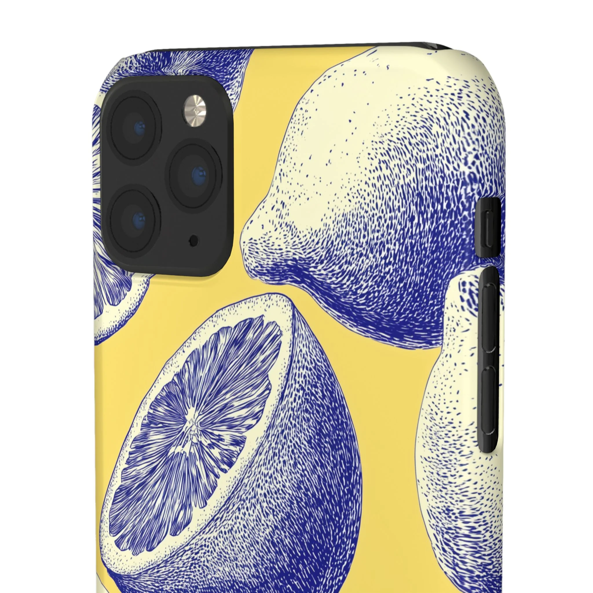 Indigo Citrus - Slim Phone Case - Image 67