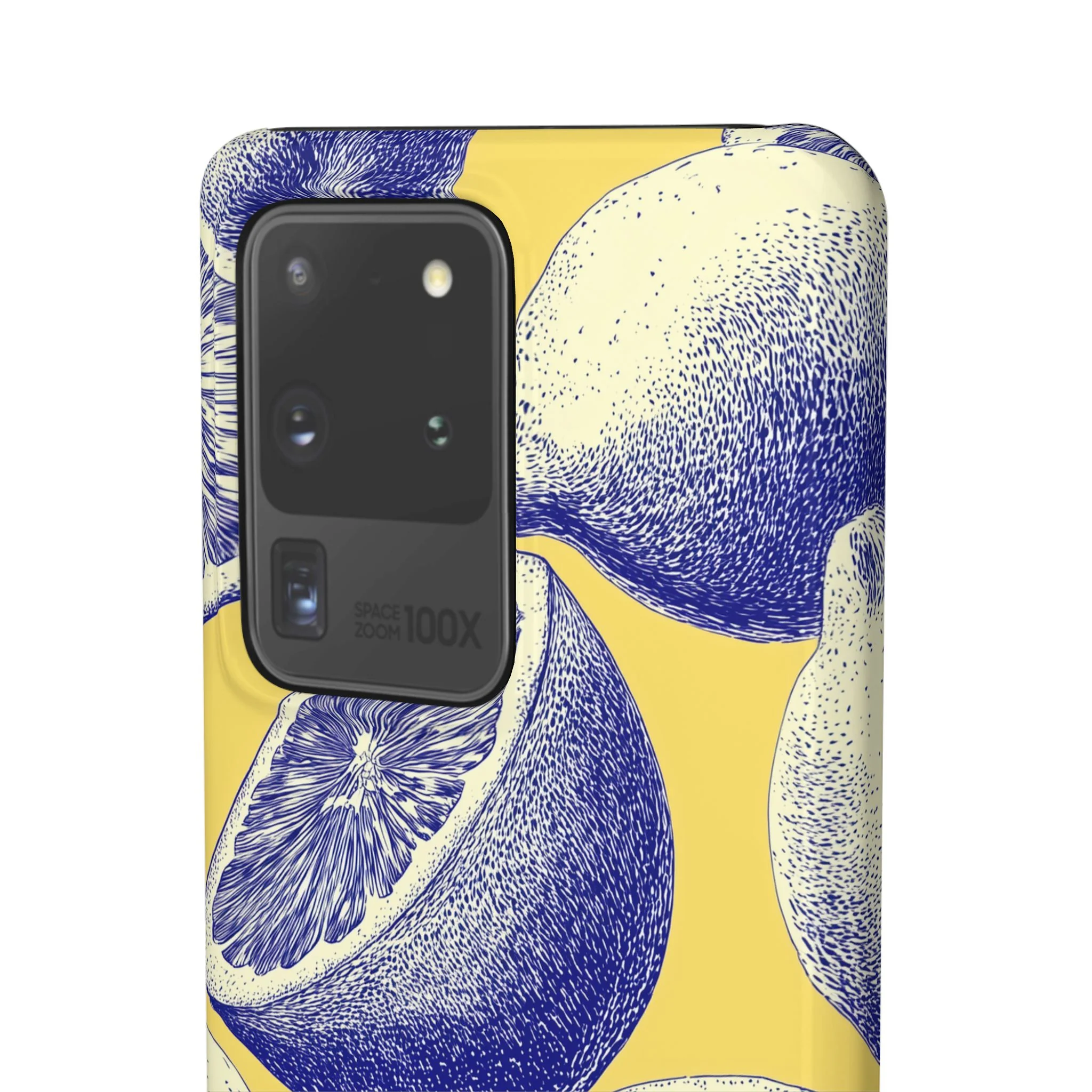Indigo Citrus - Slim Phone Case - Image 69