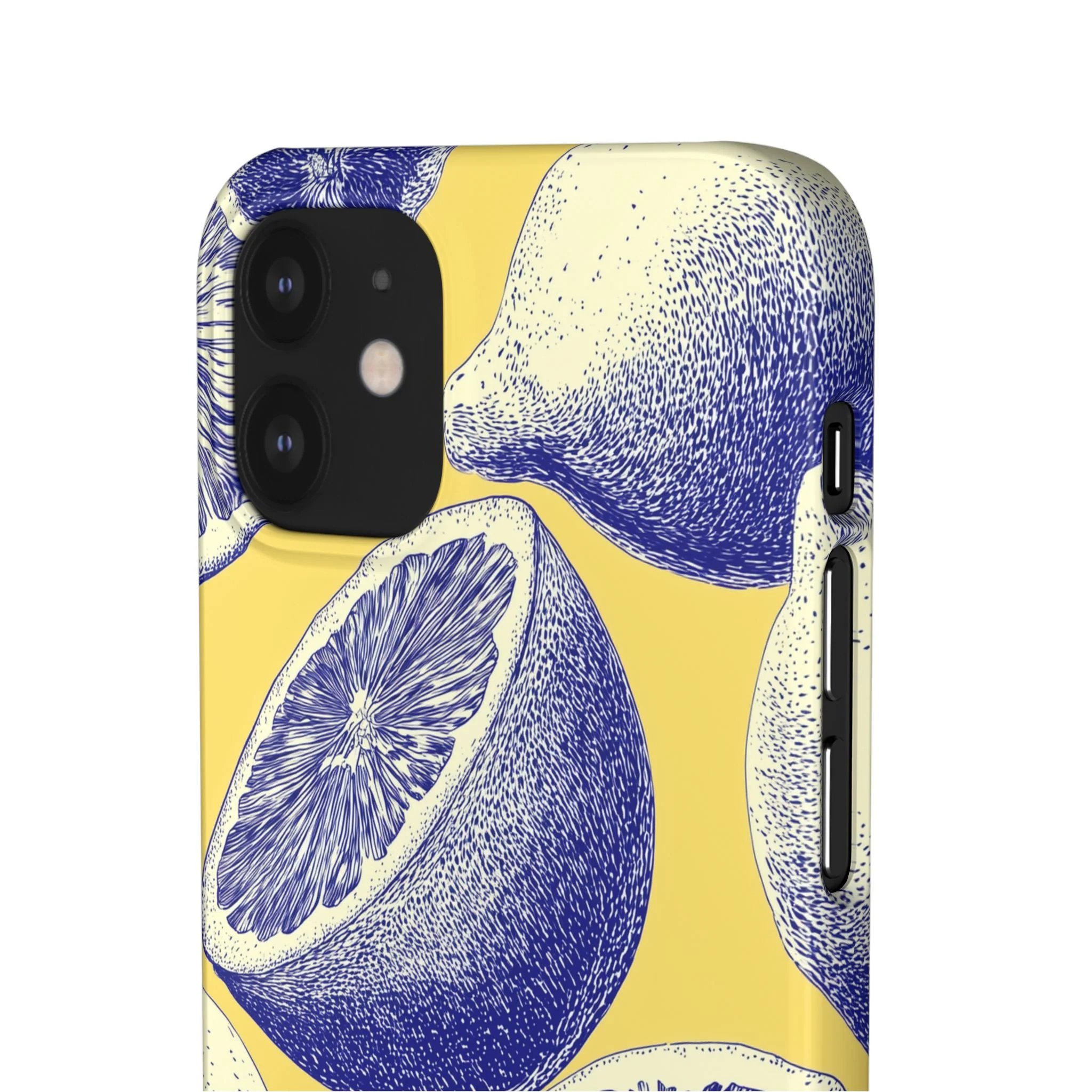 Indigo Citrus - Slim Phone Case - Image 71