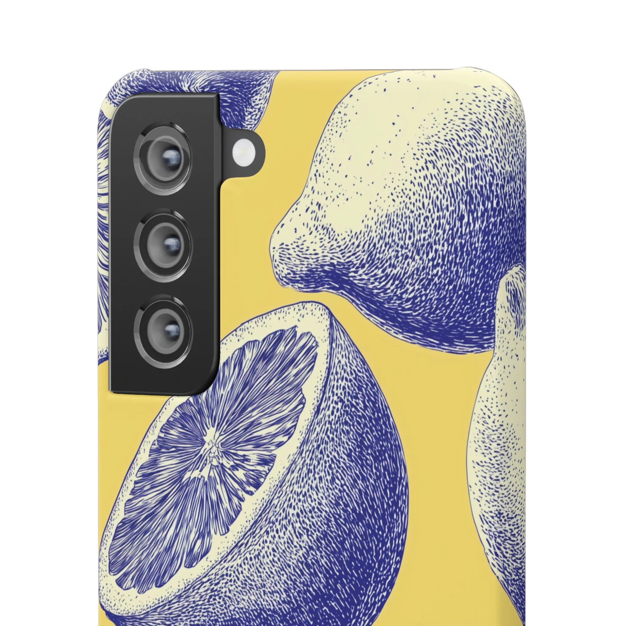 Indigo Citrus - Slim Phone Case - Image 81