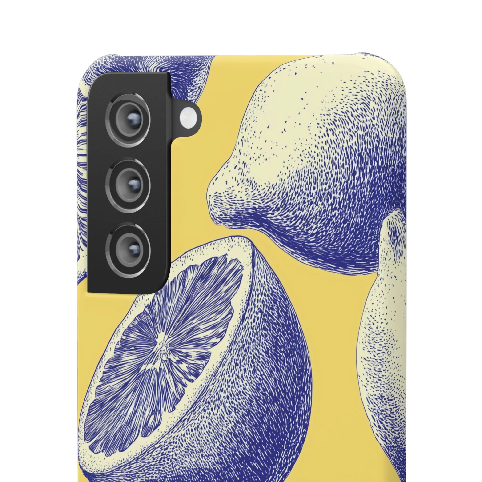 Indigo Citrus - Slim Phone Case - Image 82