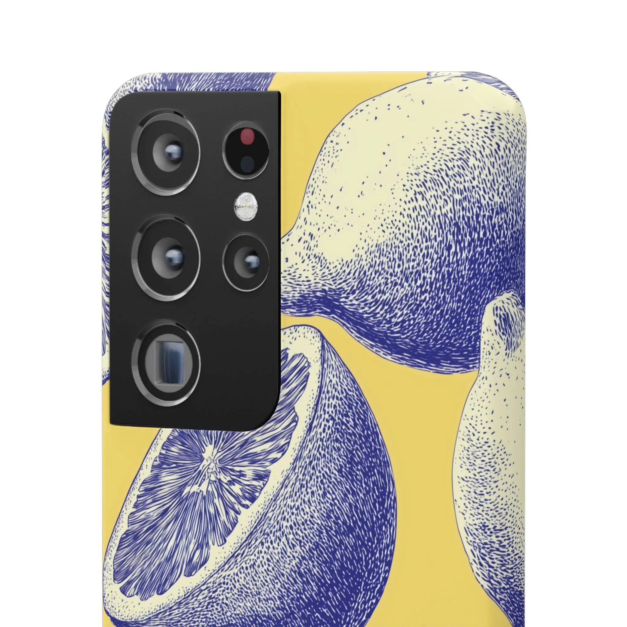 Indigo Citrus - Slim Phone Case - Image 84