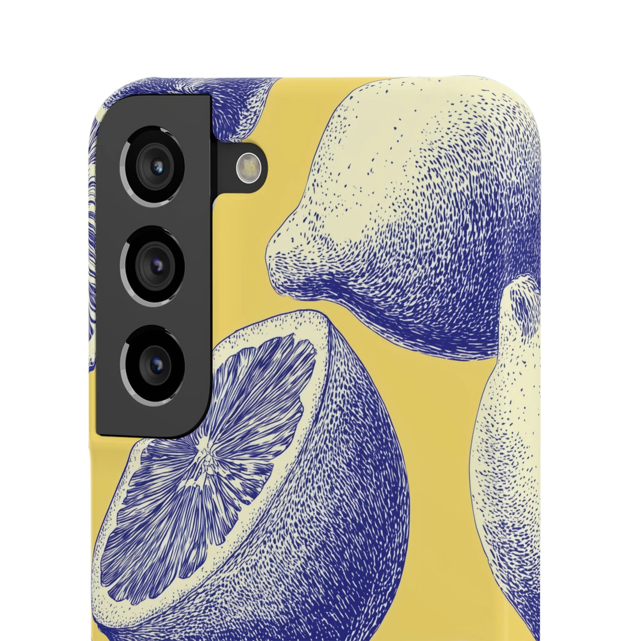 Indigo Citrus - Slim Phone Case - Image 85