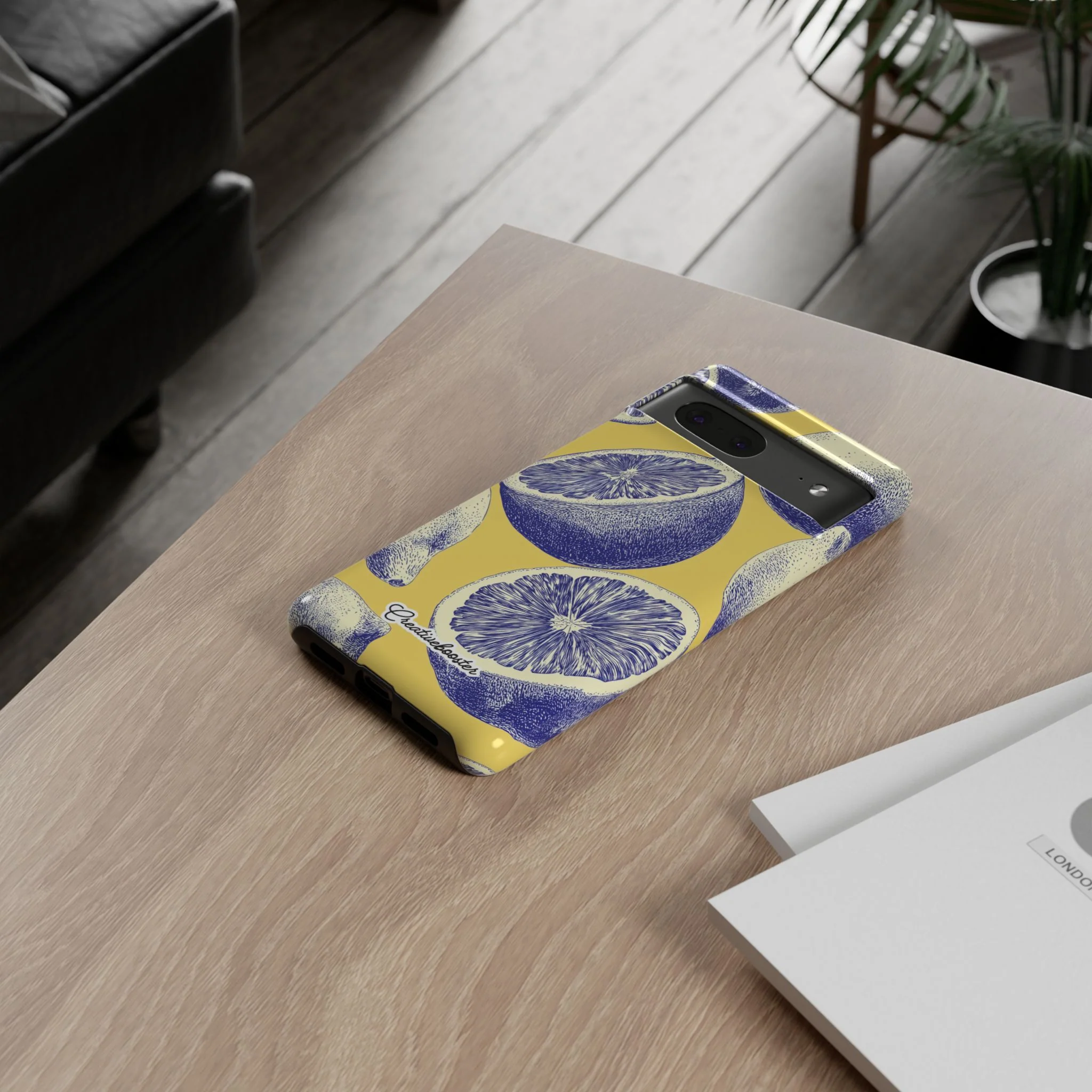Indigo Citrus - Tough Phone Case - Image 114