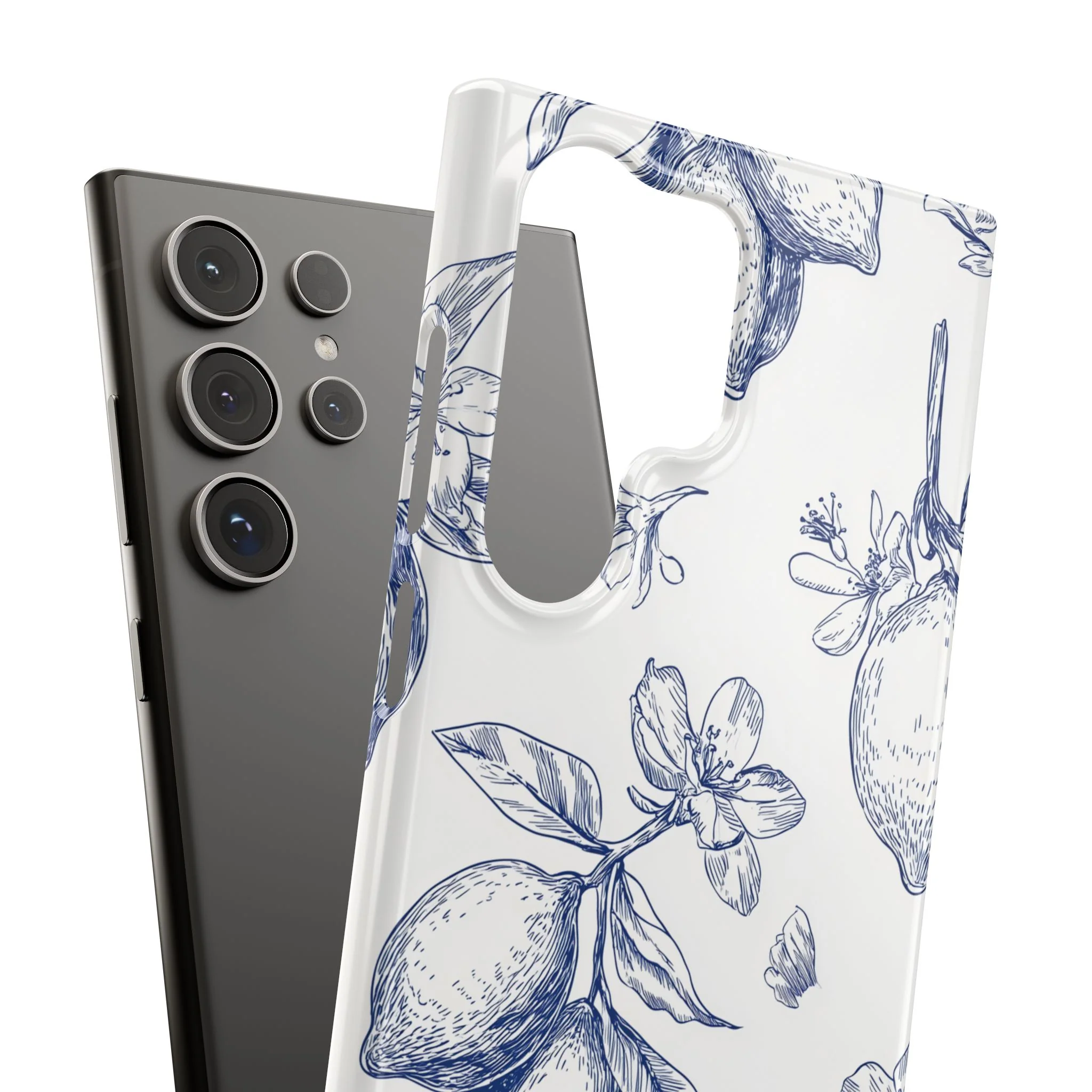 Indigo Sketch - Slim Phone Case - Image 112