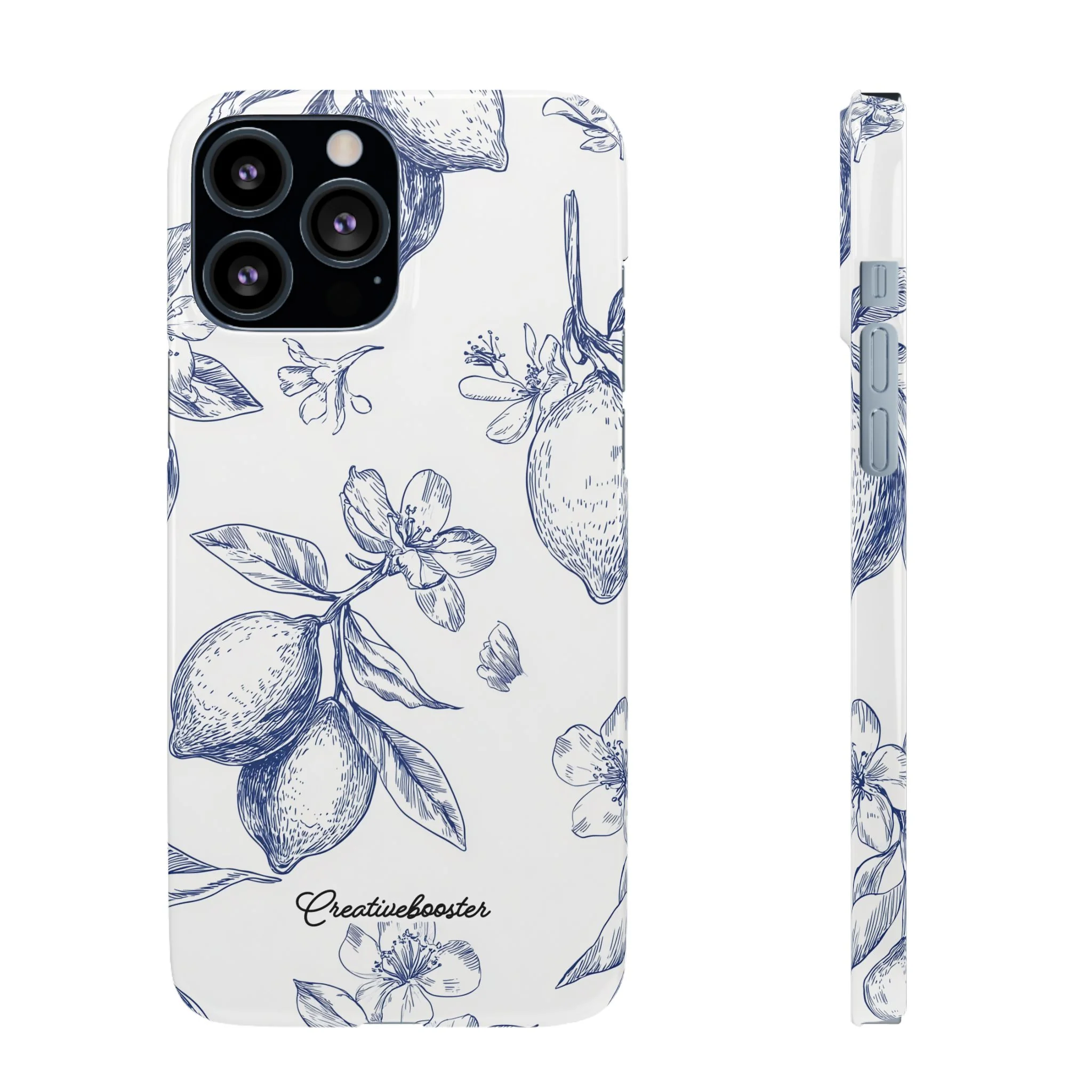 Indigo Sketch - Slim Phone Case - Image 26