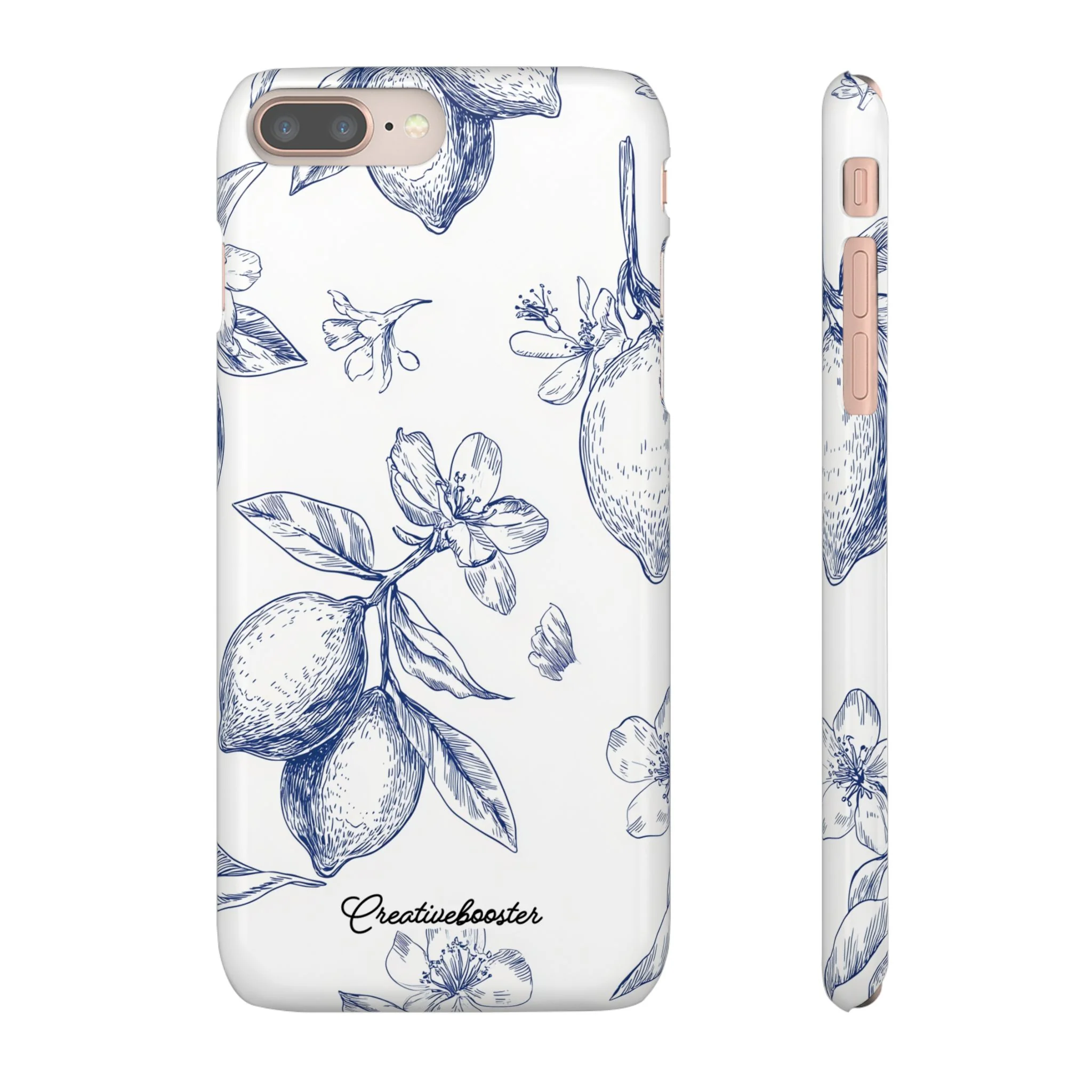 Indigo Sketch - Slim Phone Case - Image 3