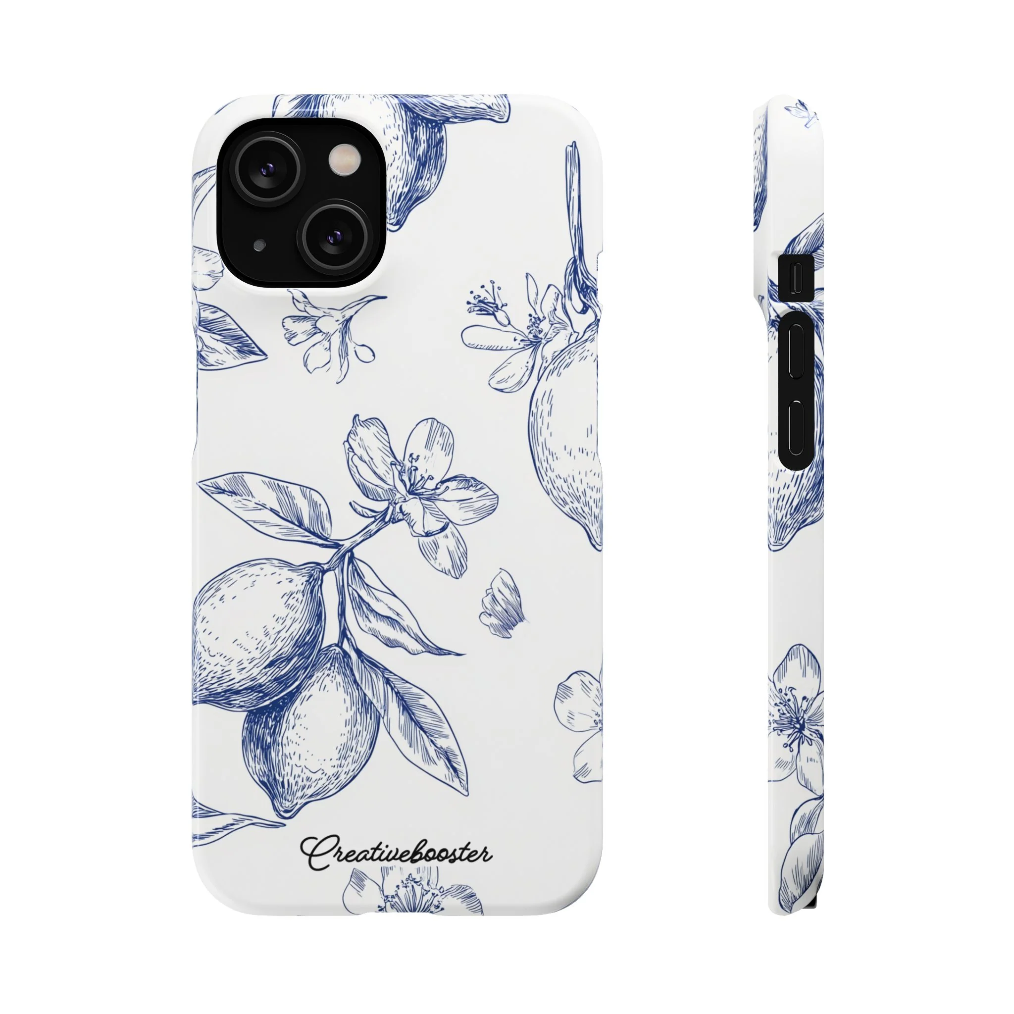 Indigo Sketch - Slim Phone Case - Image 36