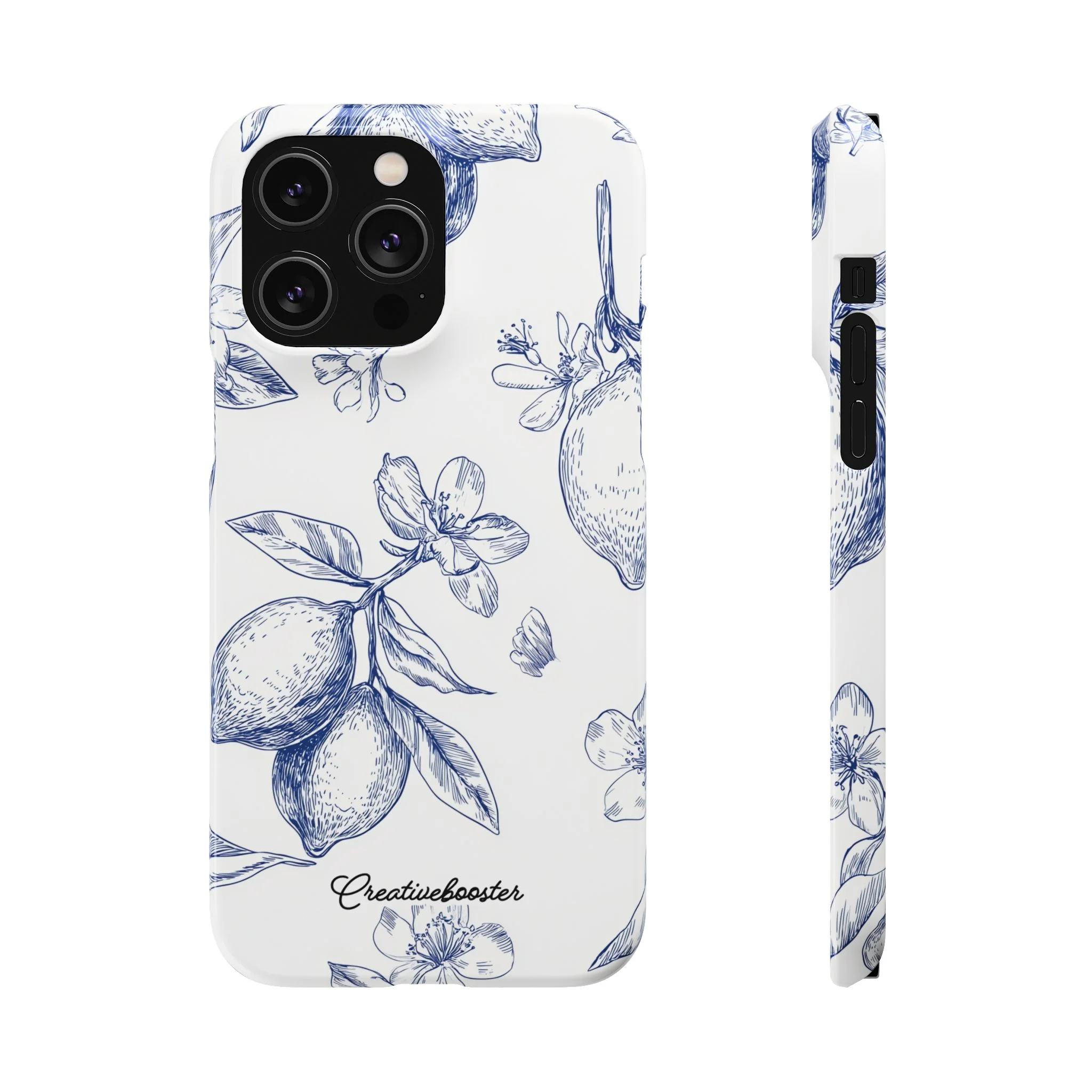 Indigo Sketch - Slim Phone Case - Image 39