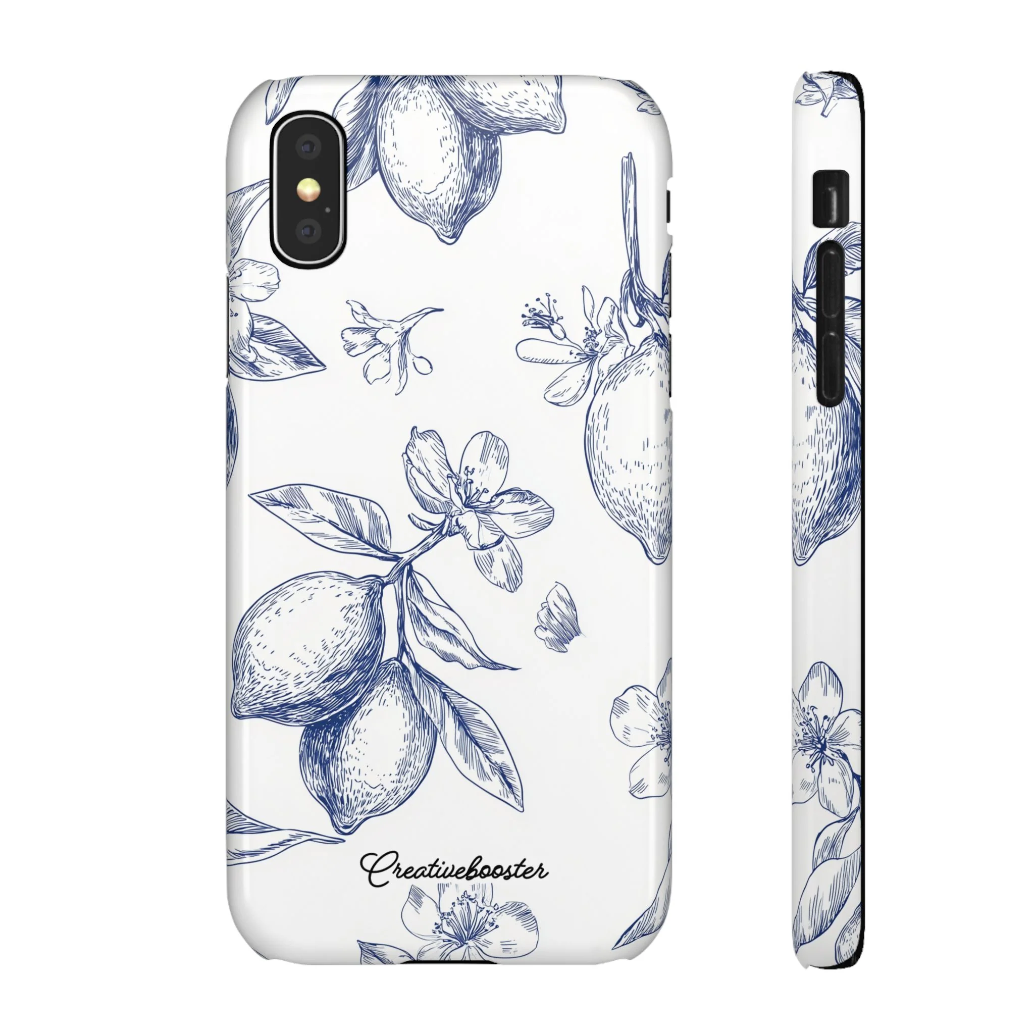 Indigo Sketch - Slim Phone Case - Image 4