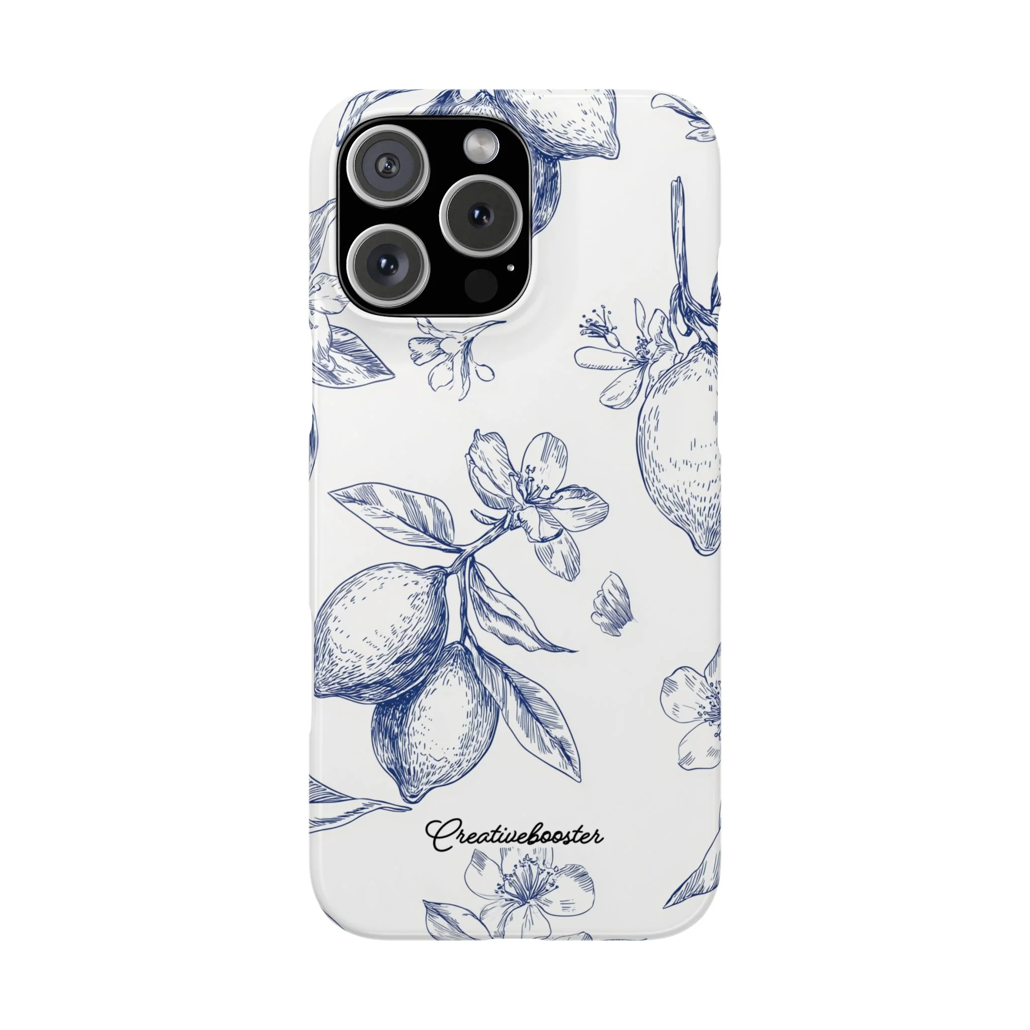Indigo Sketch - Slim Phone Case - Image 42