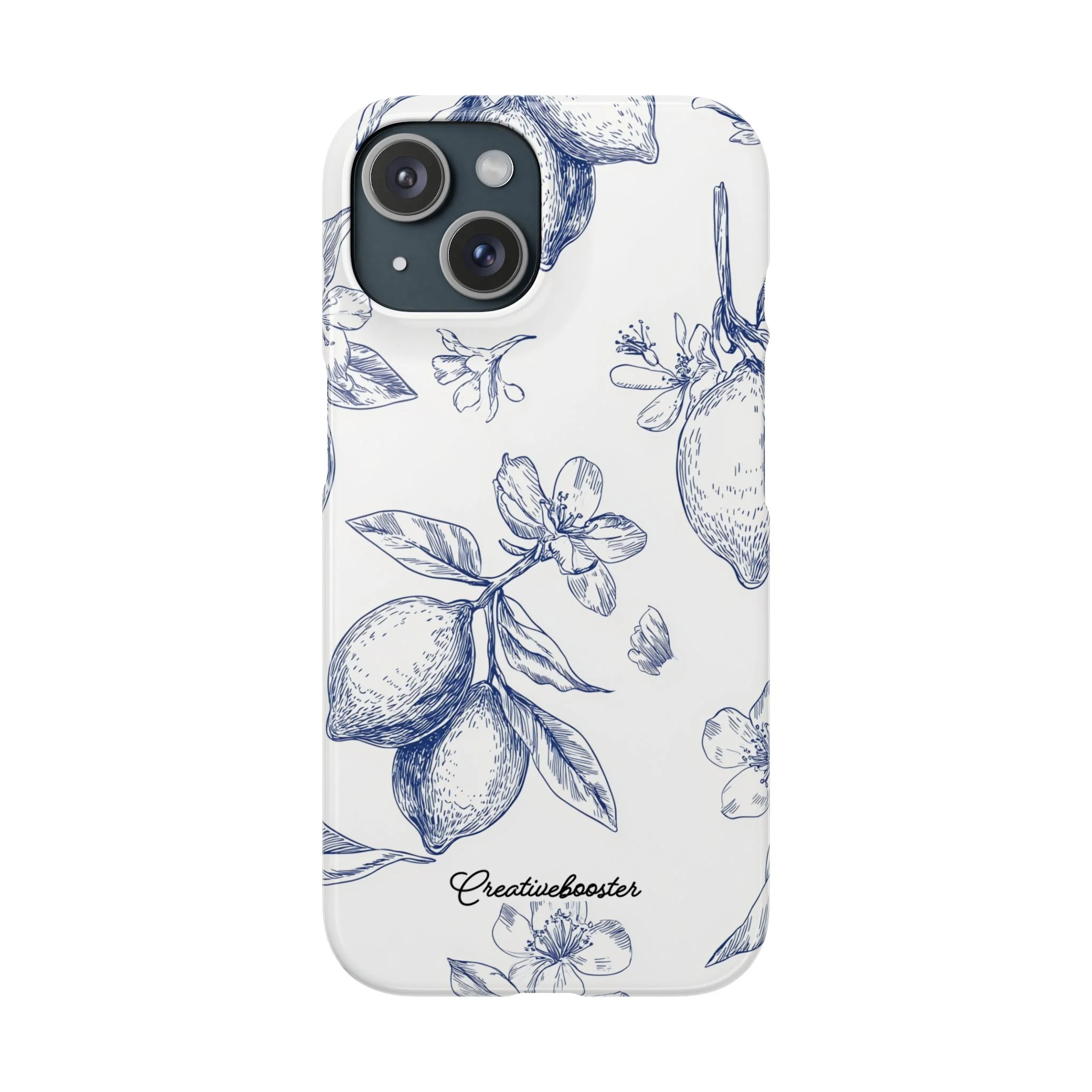 Indigo Sketch - Slim Phone Case - Image 43