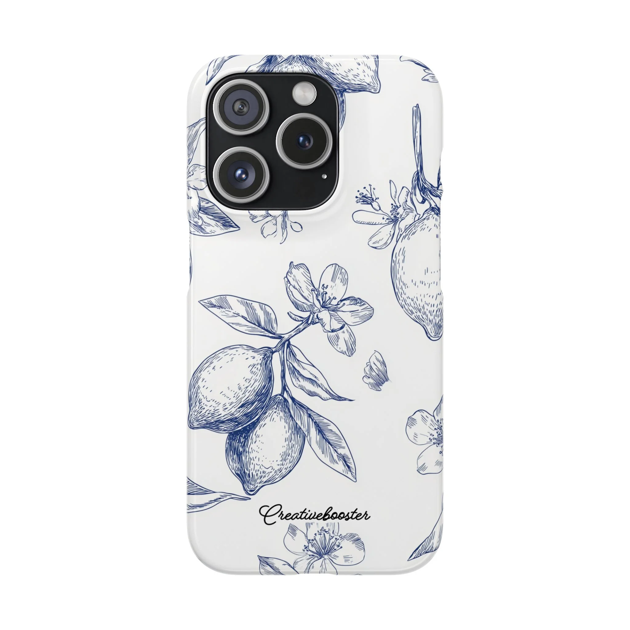Indigo Sketch - Slim Phone Case - Image 44