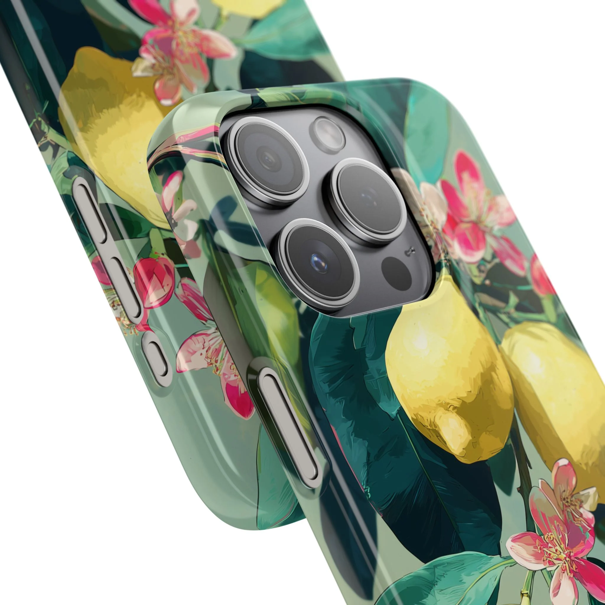 Lemon Bloom - Slim Phone Case - Image 101