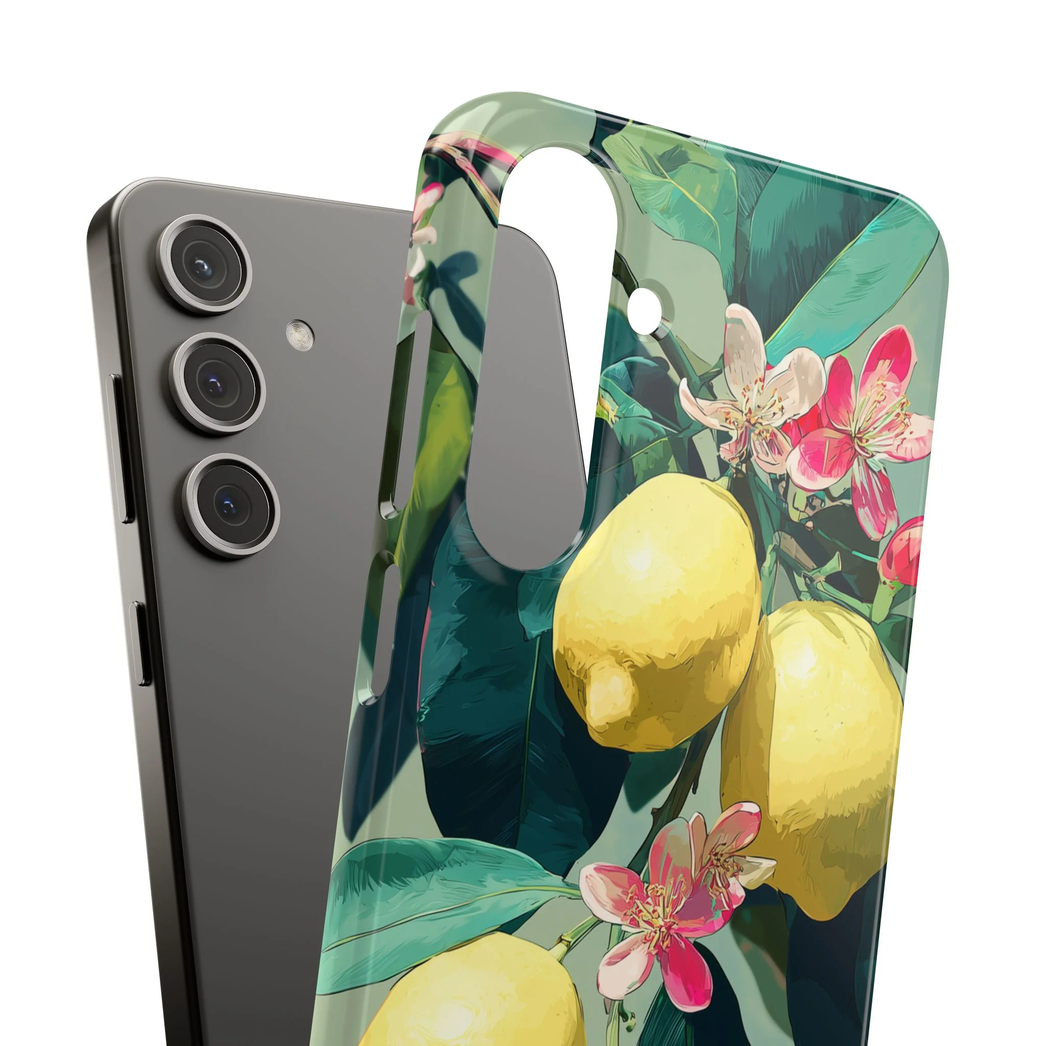 Lemon Bloom - Slim Phone Case - Image 108