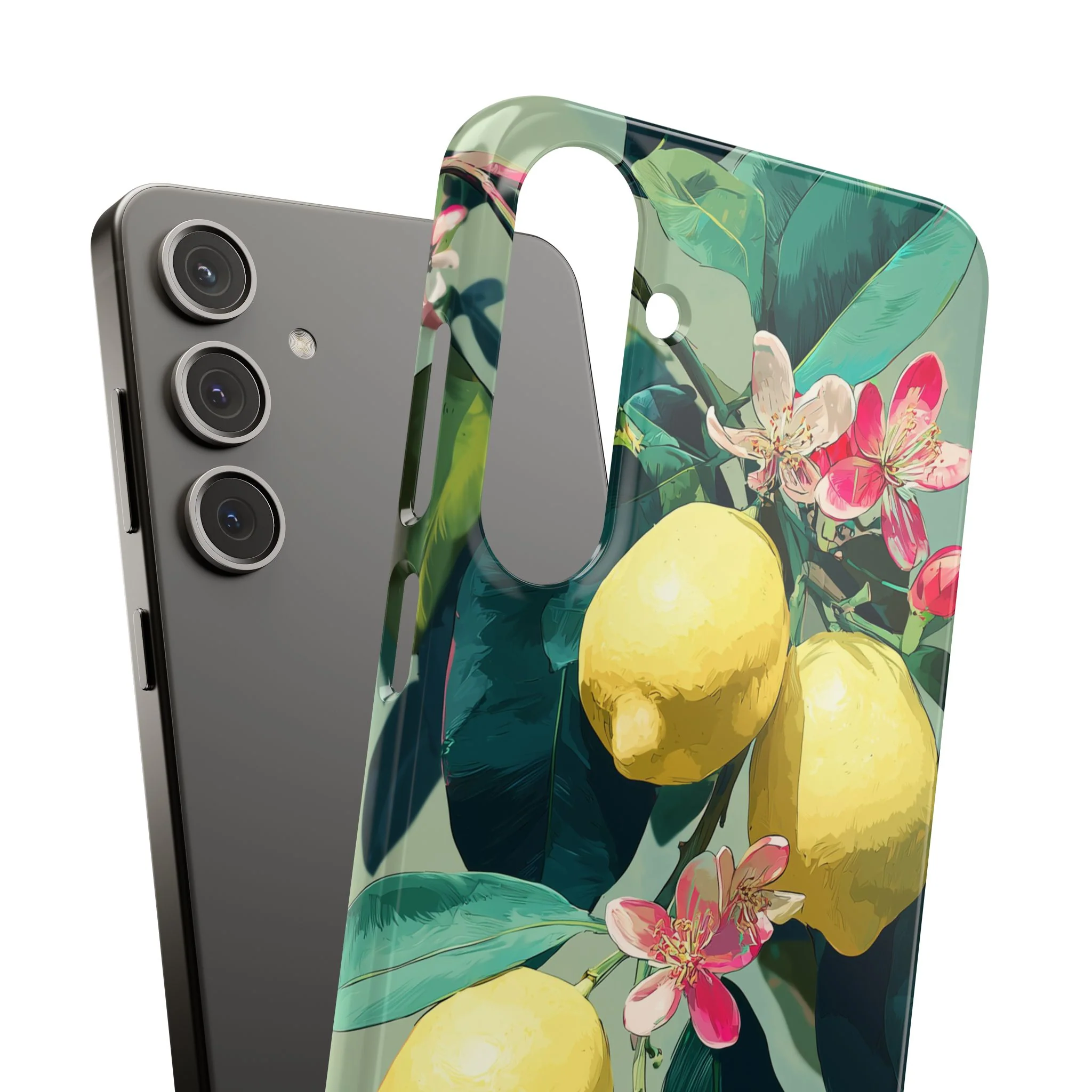 Lemon Bloom - Slim Phone Case - Image 110