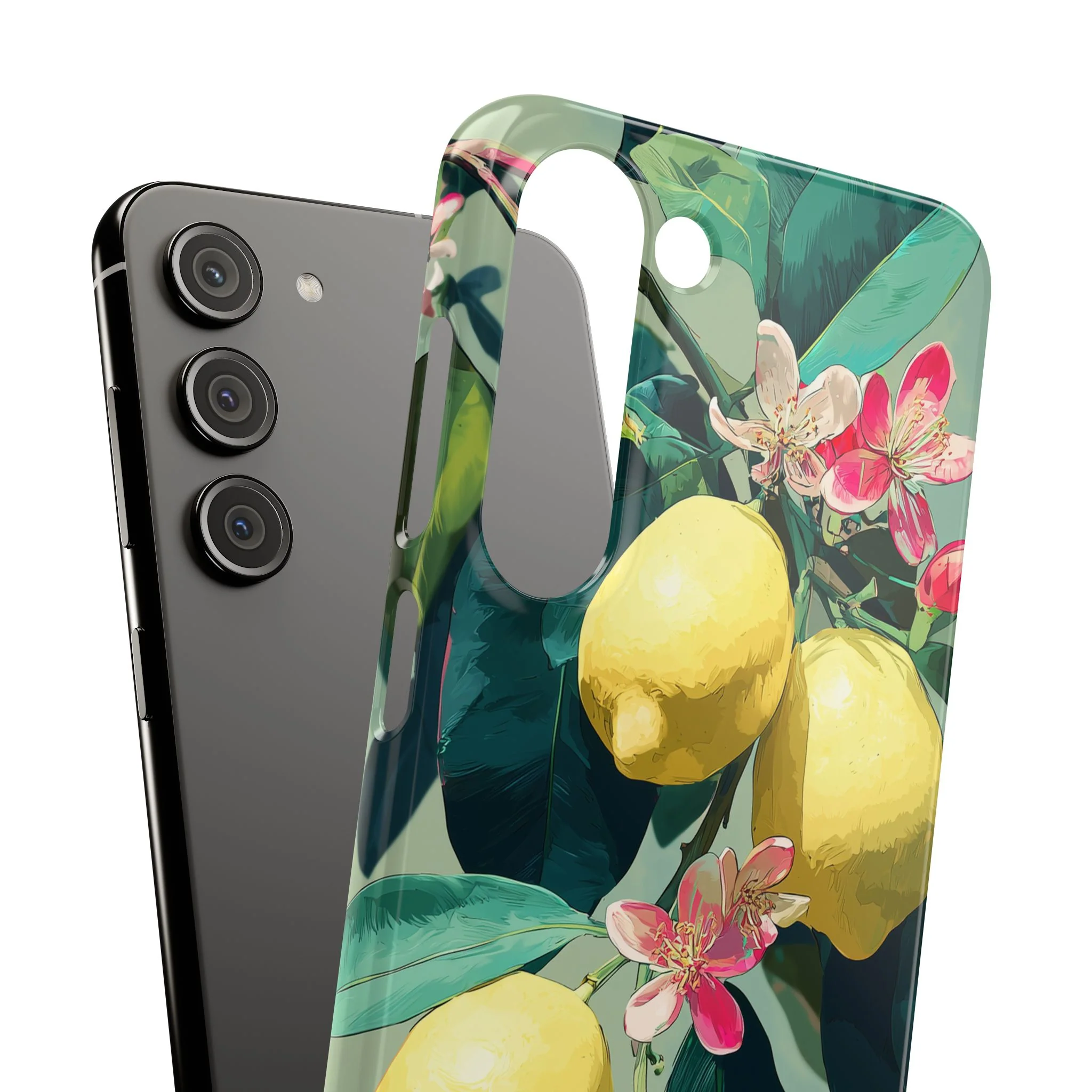 Lemon Bloom - Slim Phone Case - Image 114