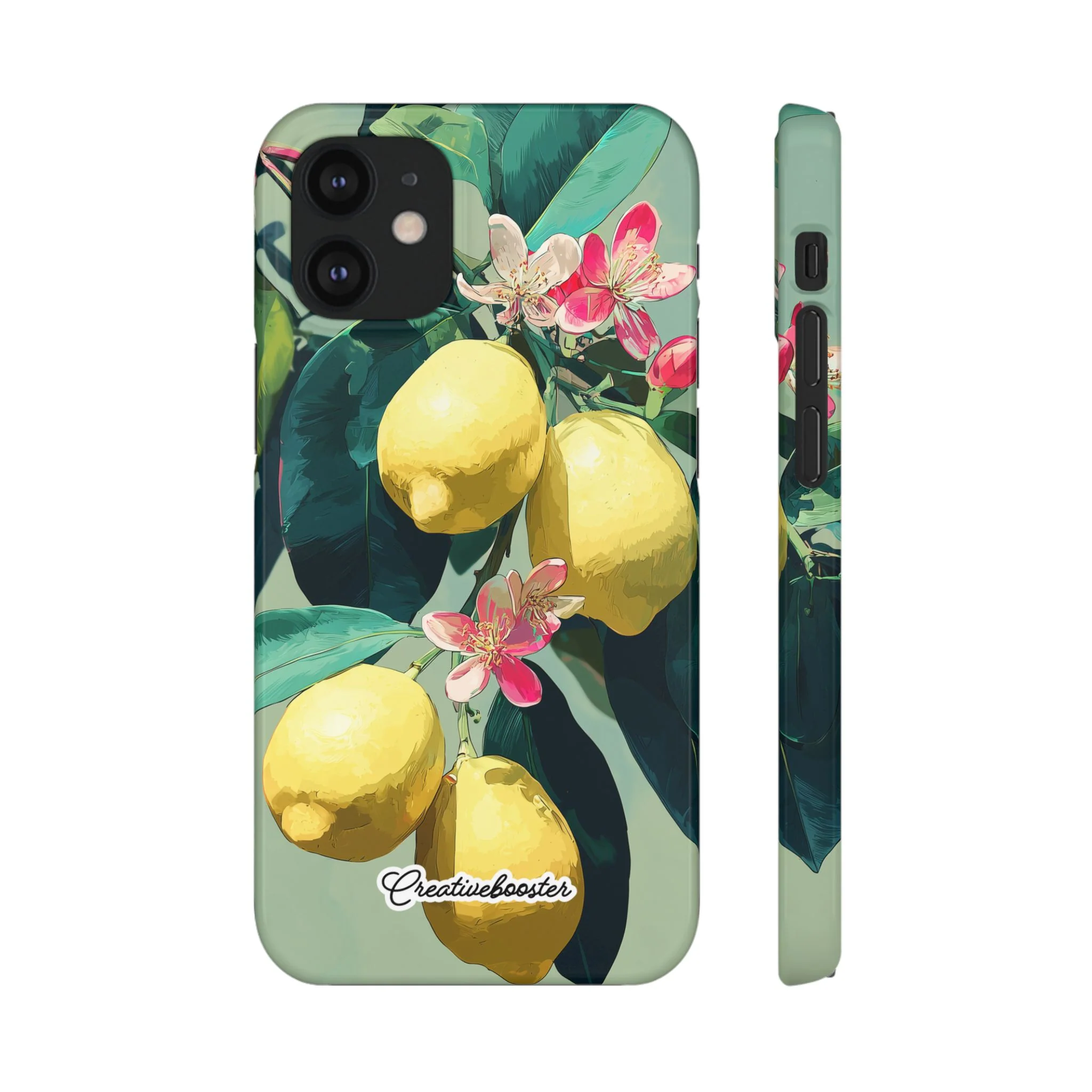 Lemon Bloom - Slim Phone Case - Image 19