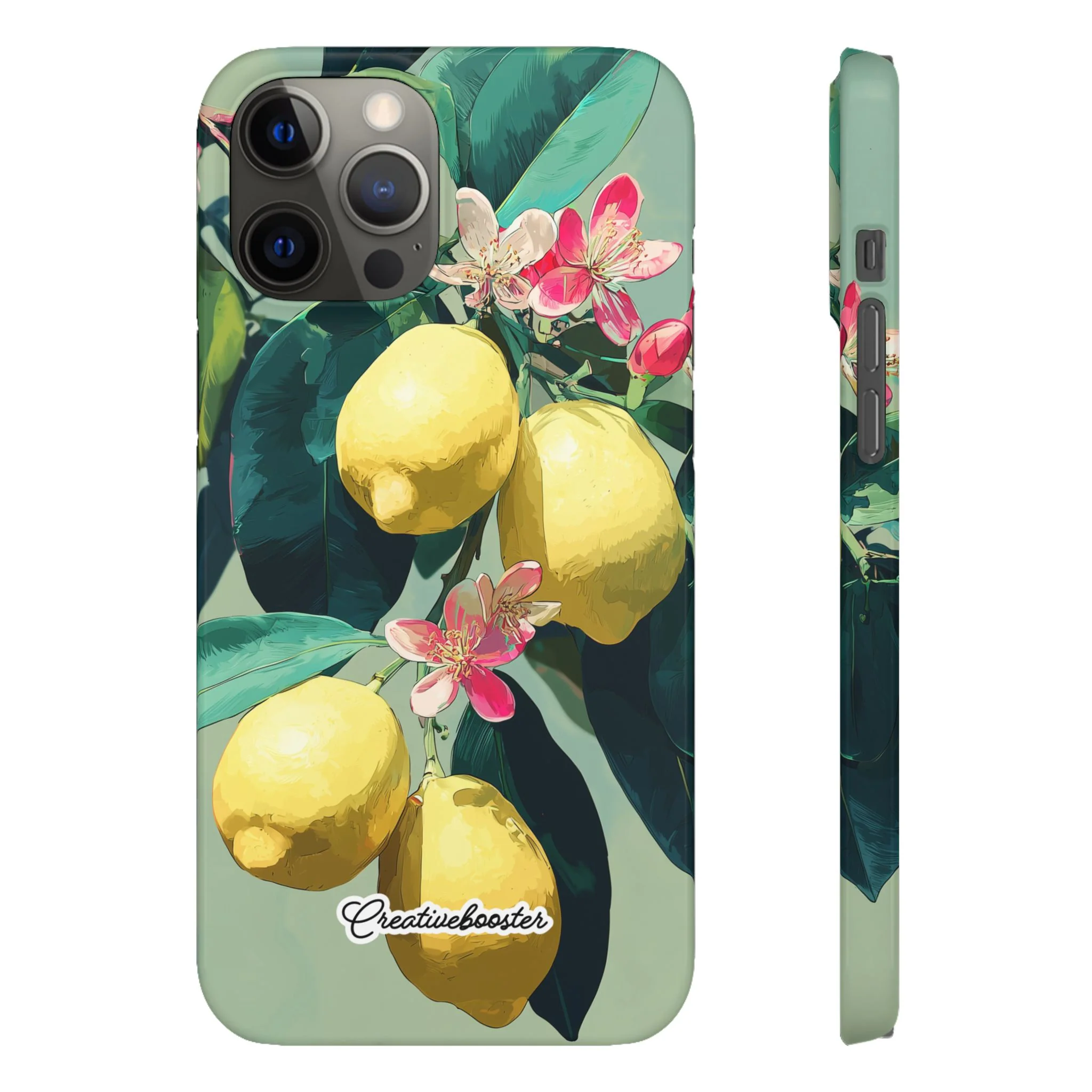 Lemon Bloom - Slim Phone Case - Image 22