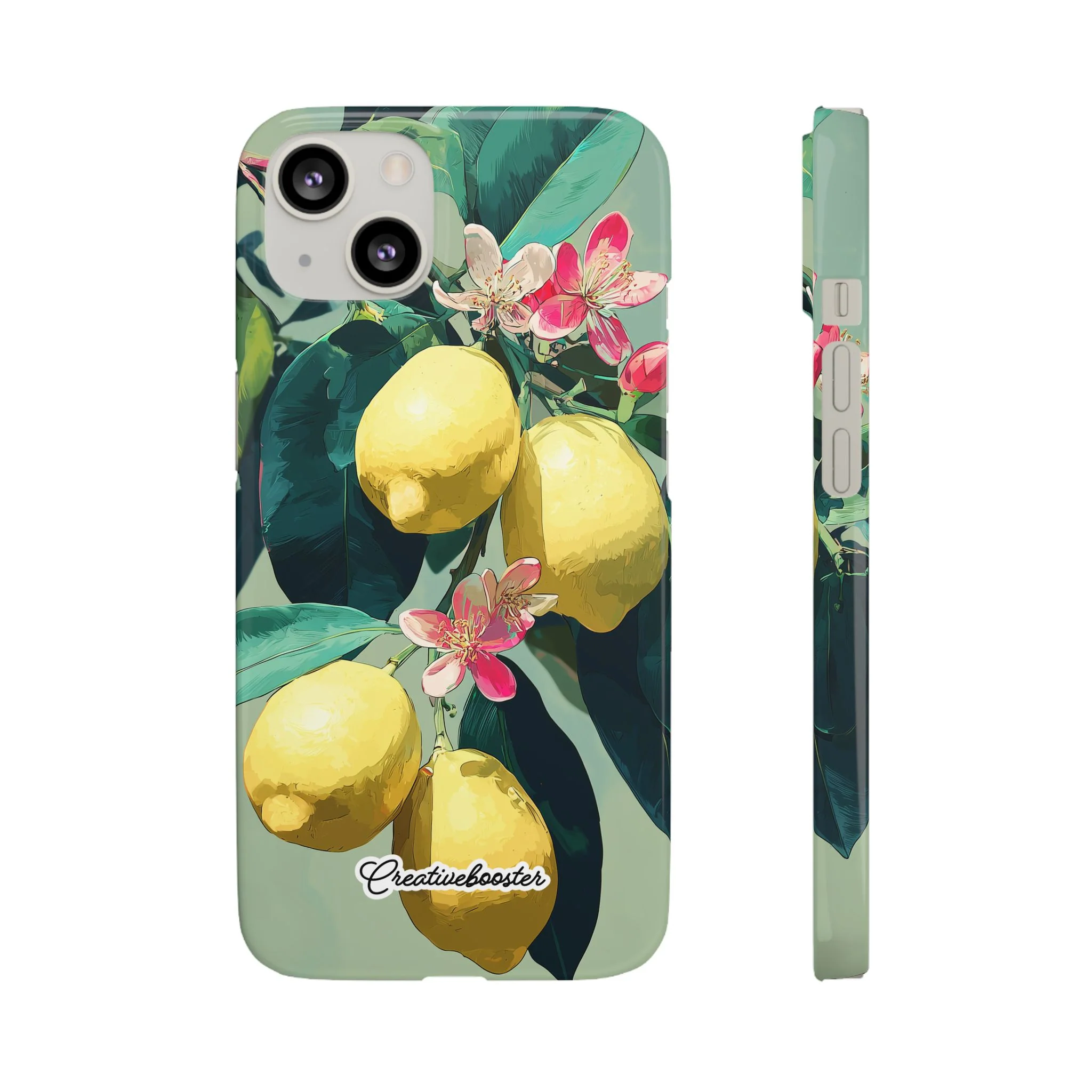Lemon Bloom - Slim Phone Case - Image 23