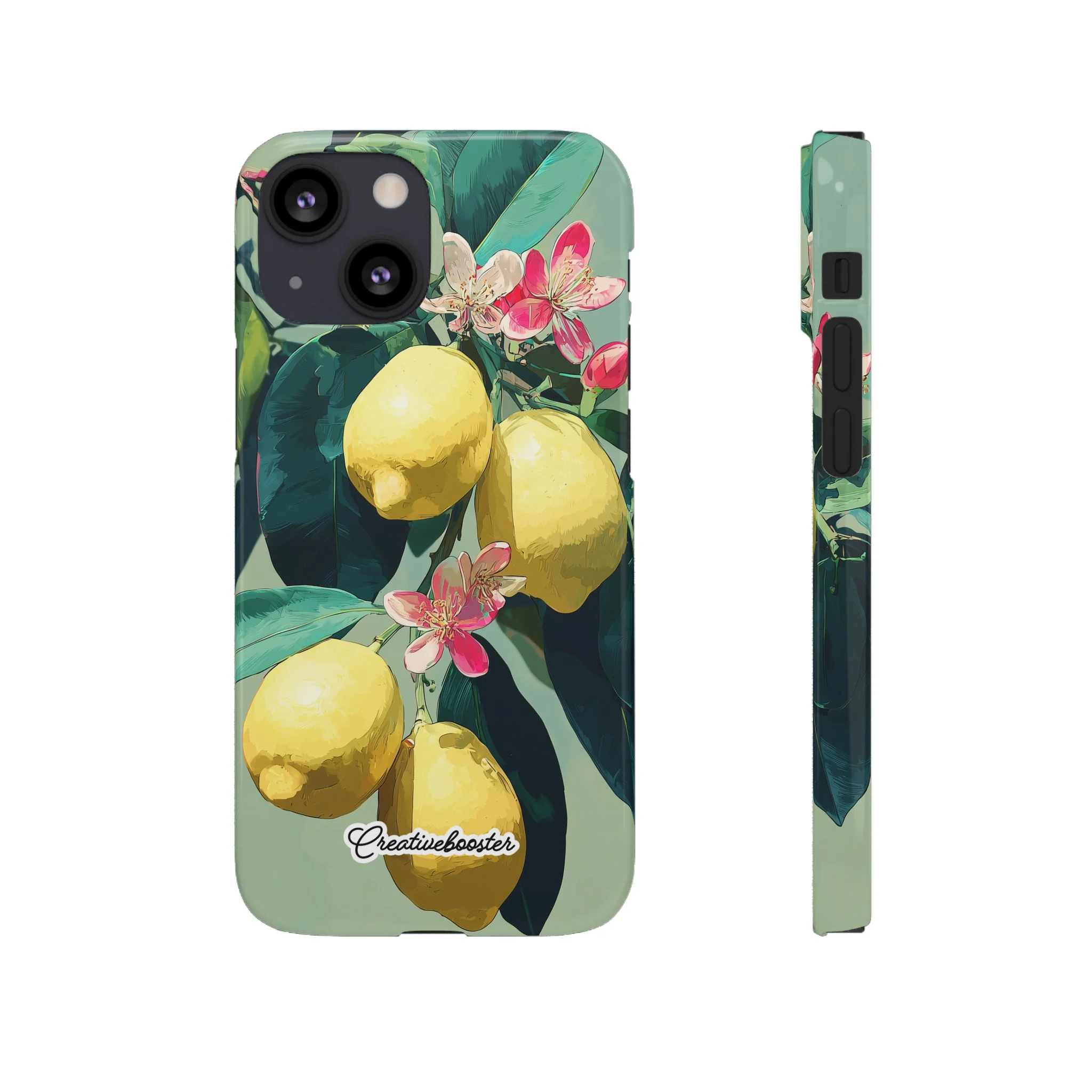 Lemon Bloom - Slim Phone Case - Image 24