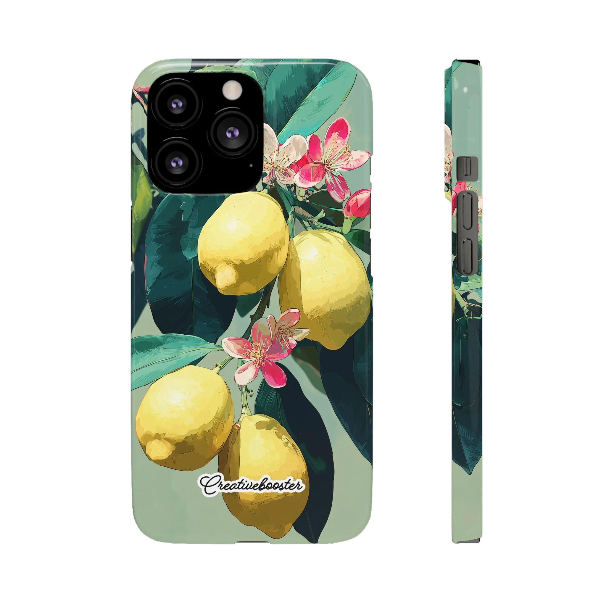 Lemon Bloom - Slim Phone Case - Image 25