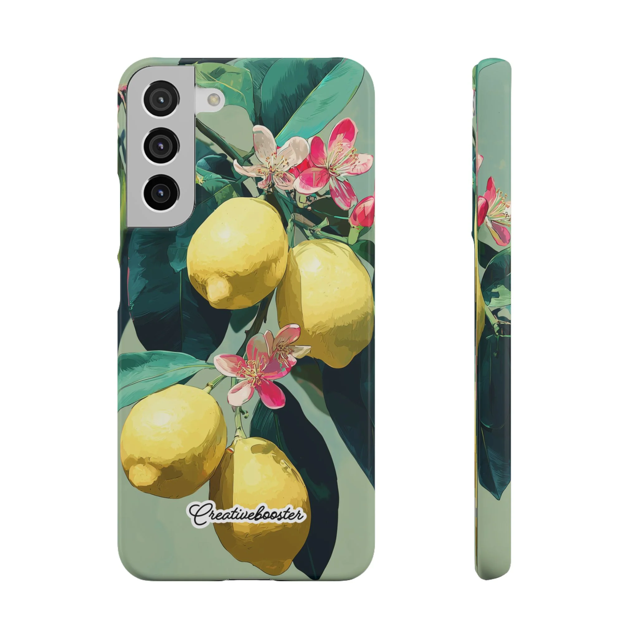 Lemon Bloom - Slim Phone Case - Image 34