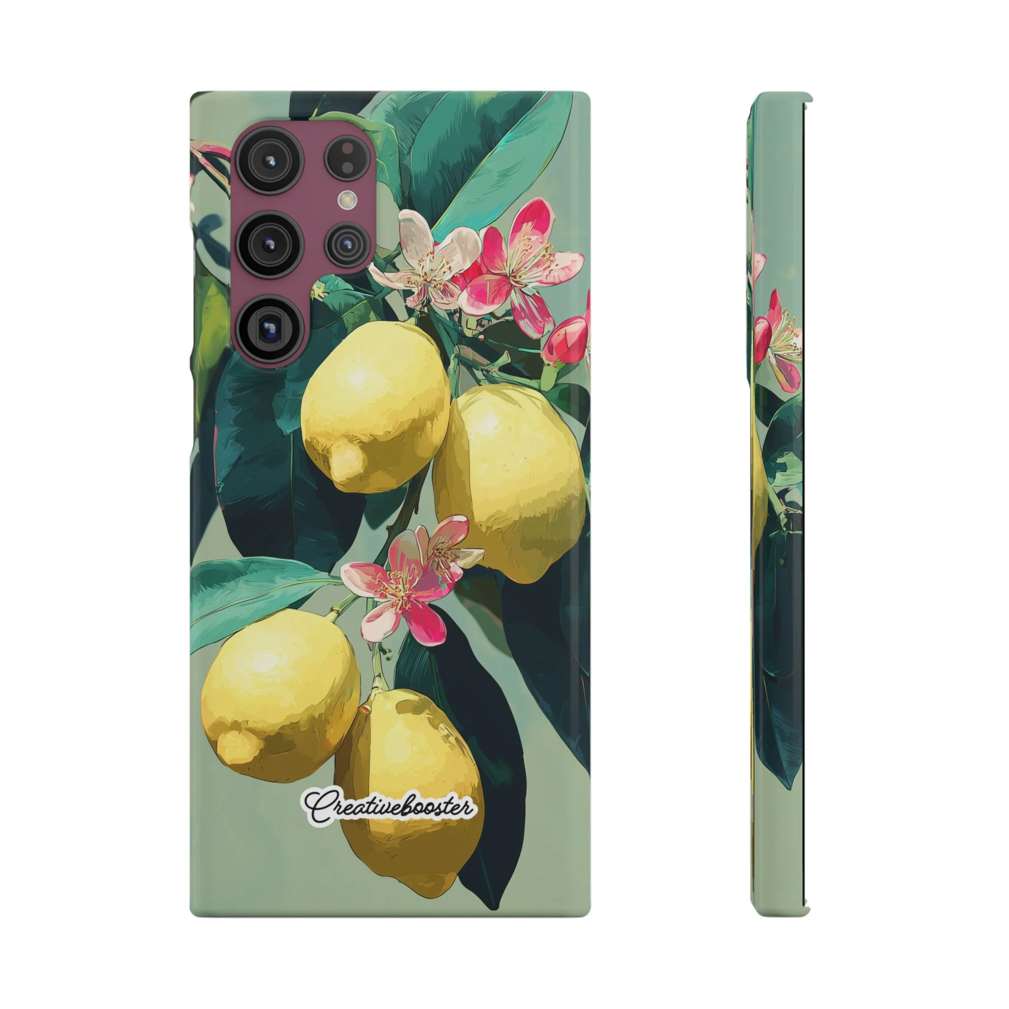Lemon Bloom - Slim Phone Case - Image 35