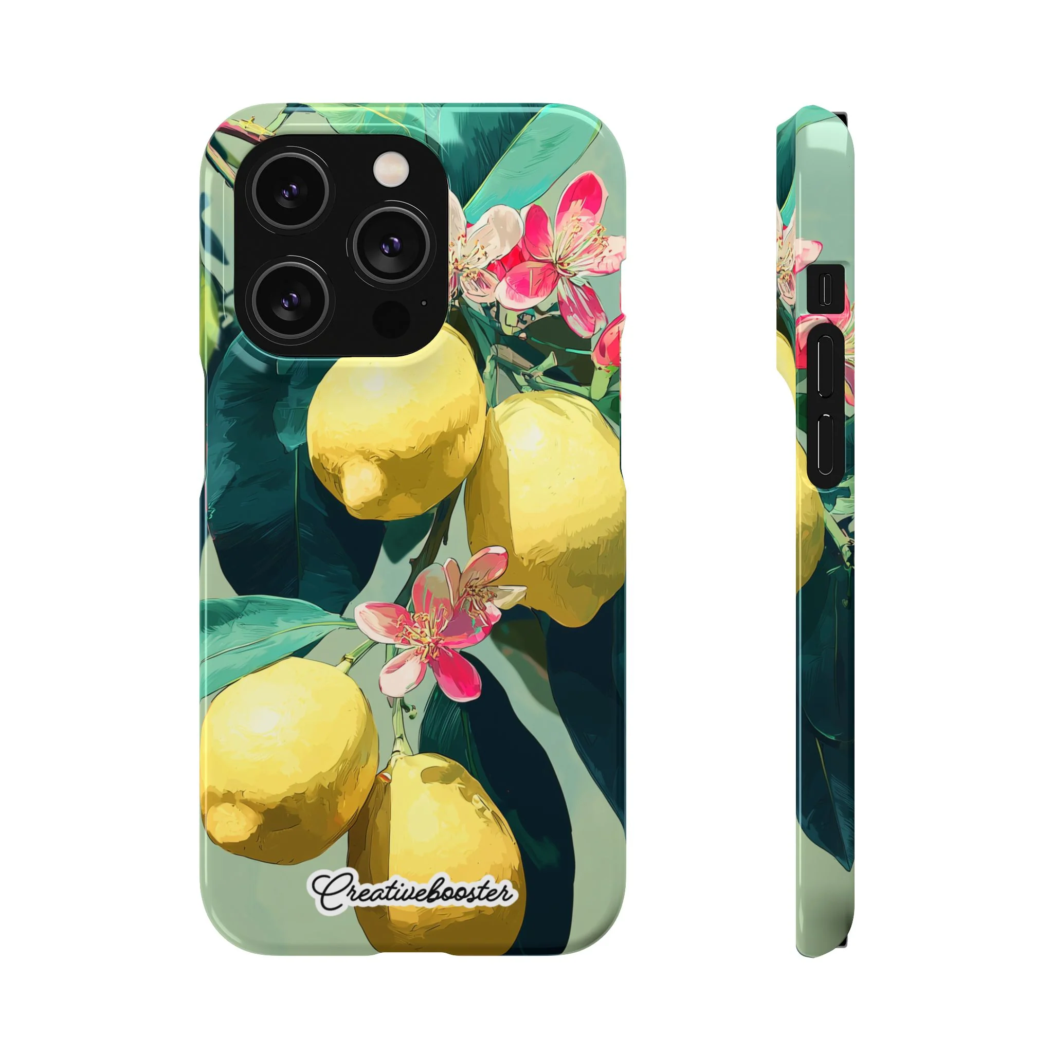 Lemon Bloom - Slim Phone Case - Image 37