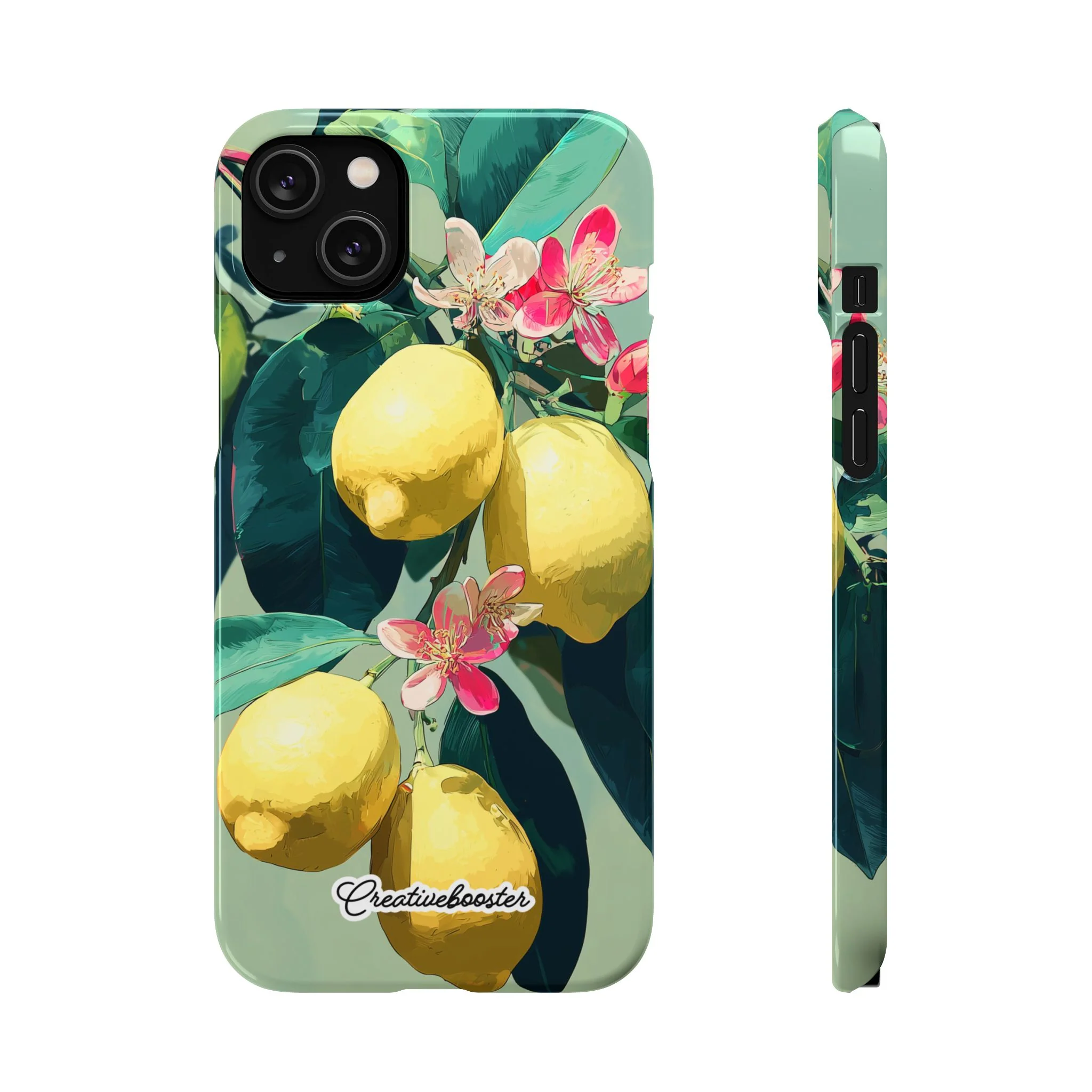 Lemon Bloom - Slim Phone Case - Image 38