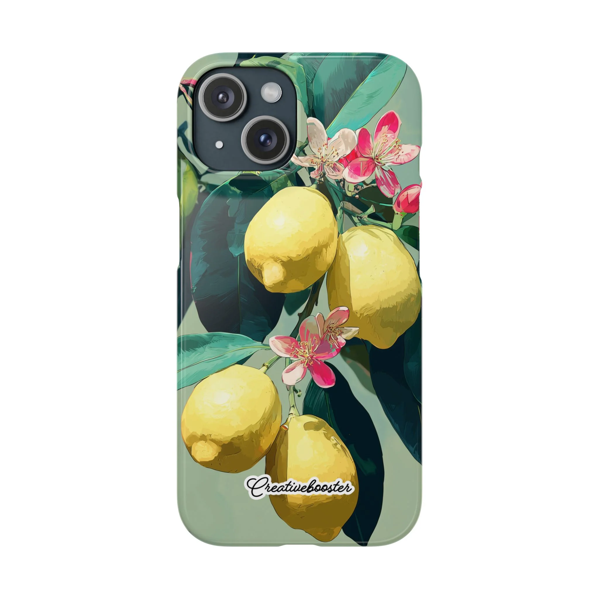 Lemon Bloom - Slim Phone Case - Image 43
