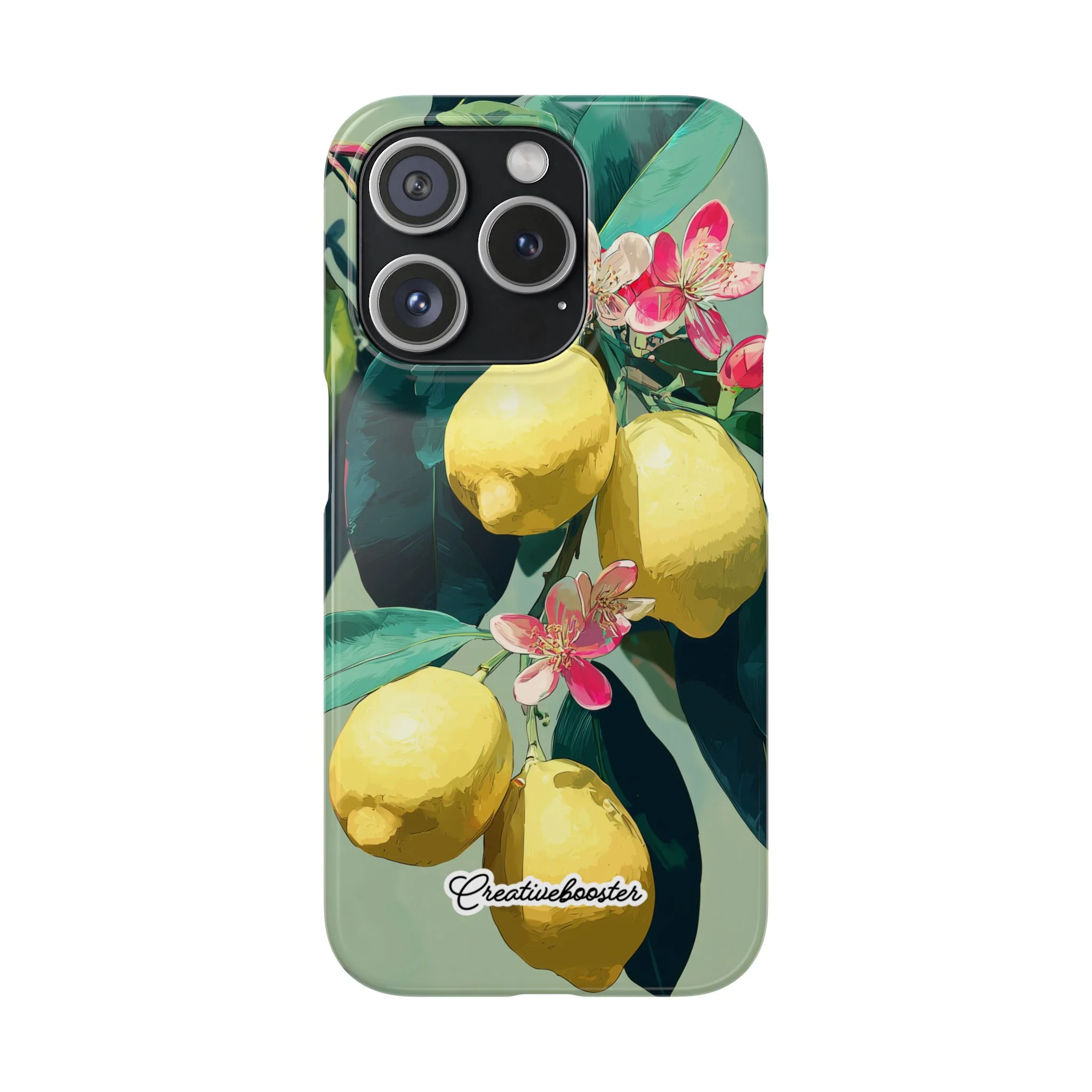 Lemon Bloom - Slim Phone Case - Image 44