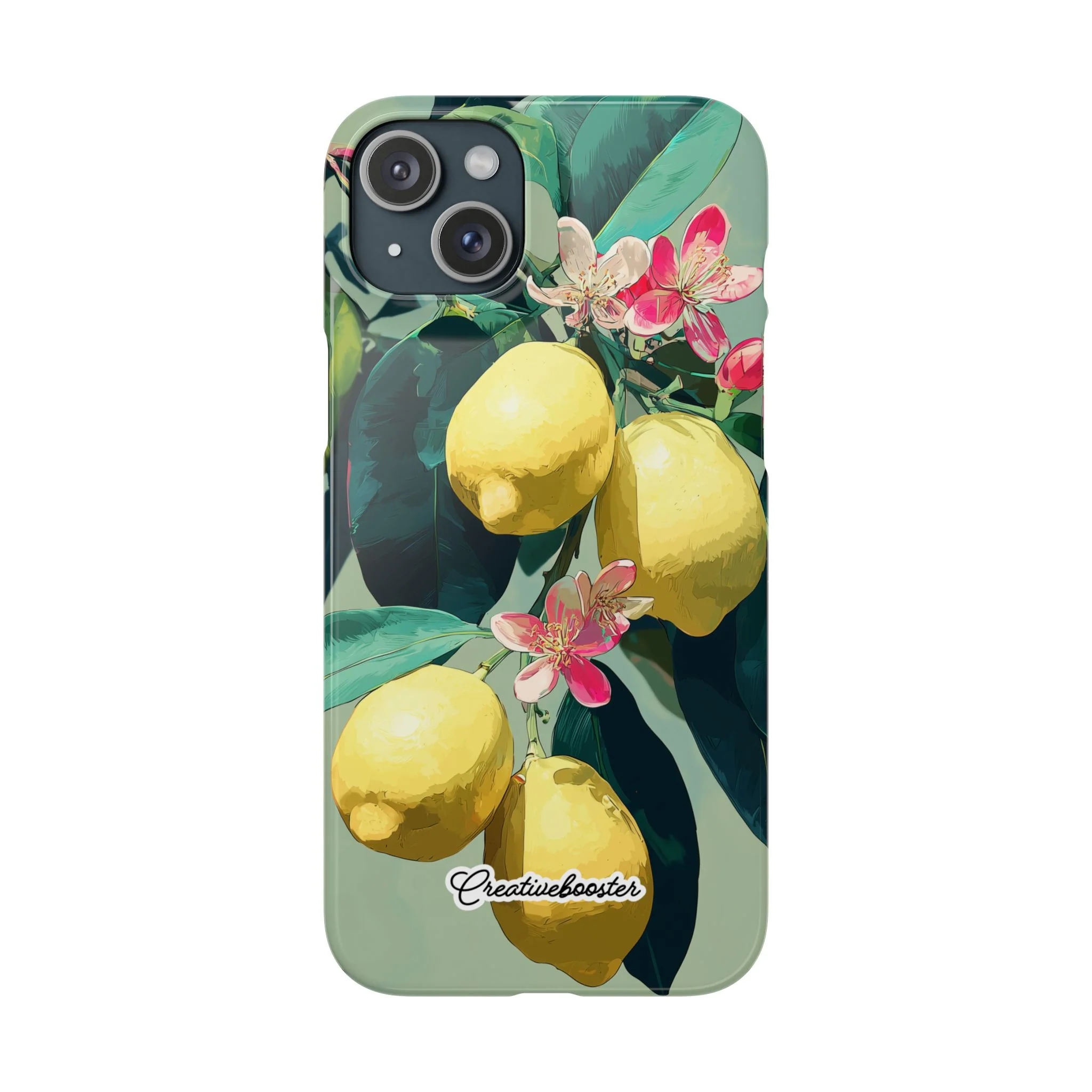 Lemon Bloom - Slim Phone Case - Image 45
